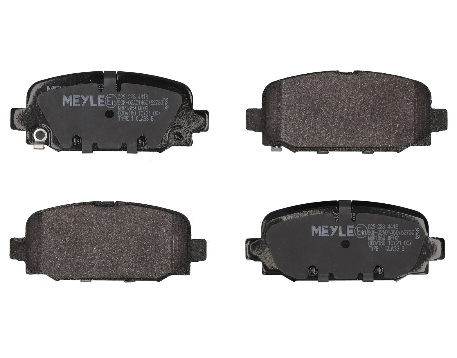 MEYLE Bremseklodser 0252284418 bagaksel for JEEP