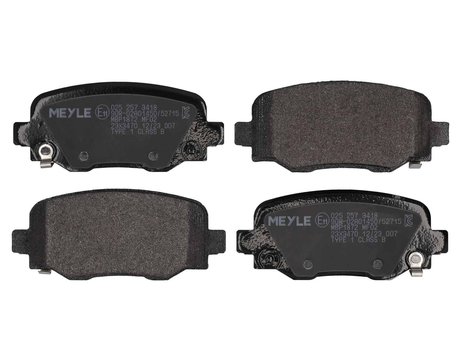 MEYLE Bremseklodser 0252573418 bagaksel for CHRYSLER JEEP