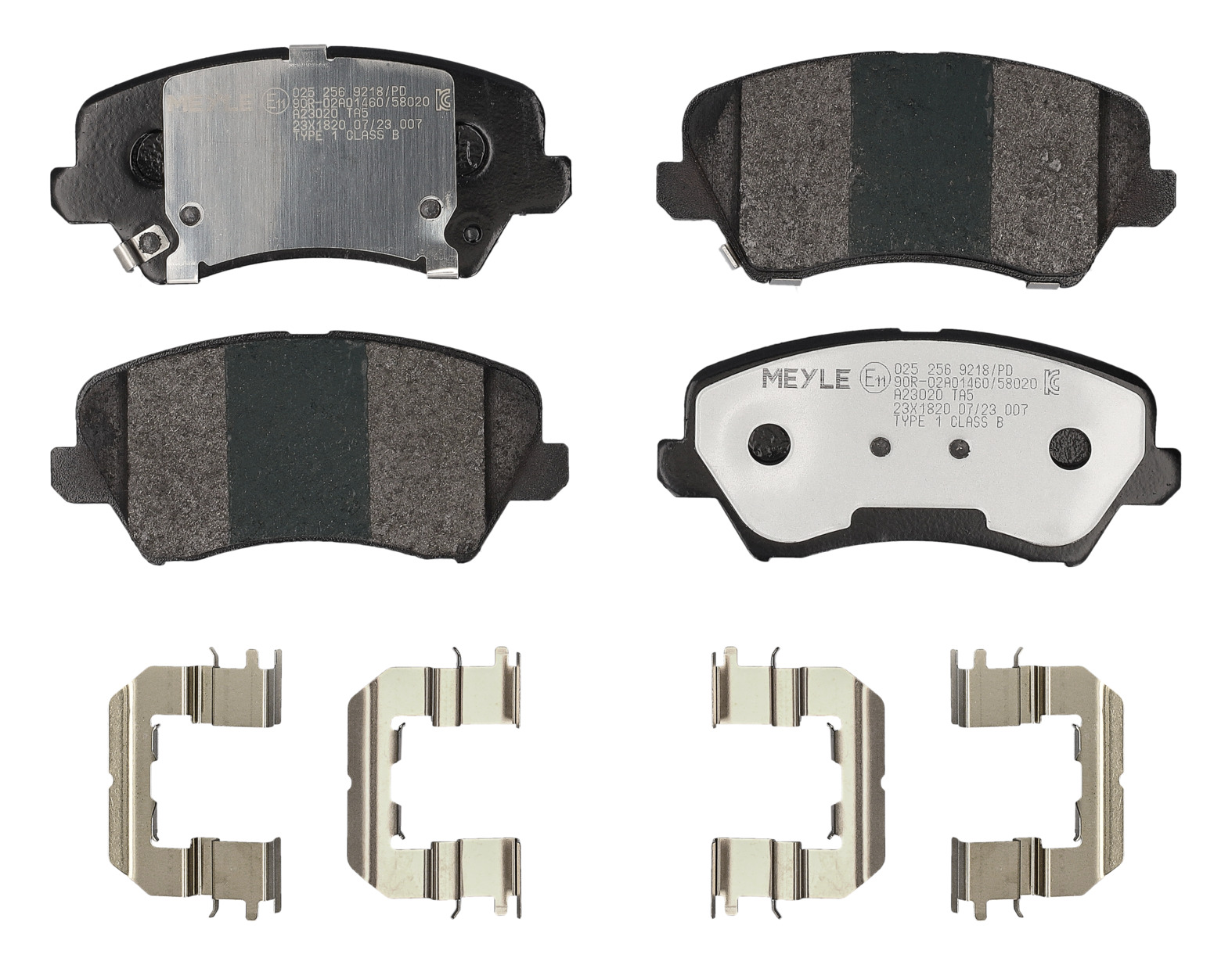 MEYLE Bremseklodser 0252569218pd foraksel for KIA HYUNDAI