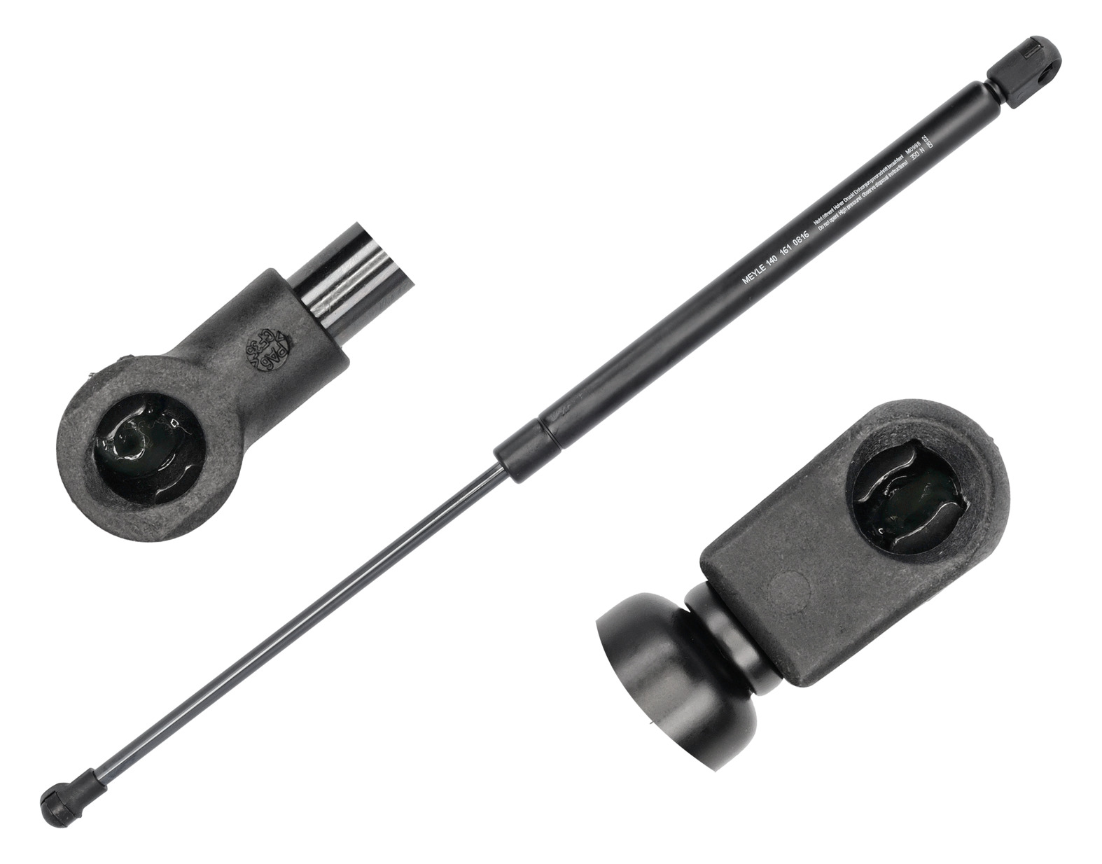 MEYLE Gasfjeder, motorhjelm 1401610816 for VW