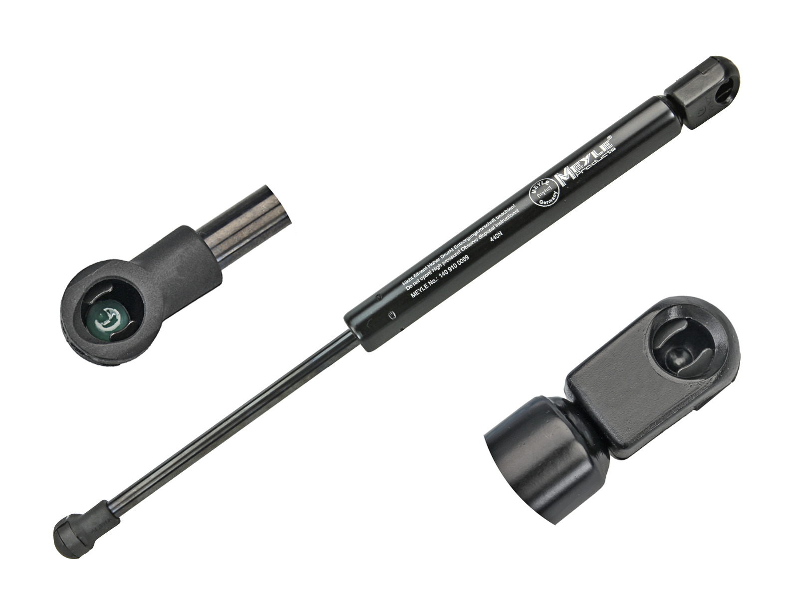 MEYLE Gasfjeder, motorhjelm 1409100069 for AUDI