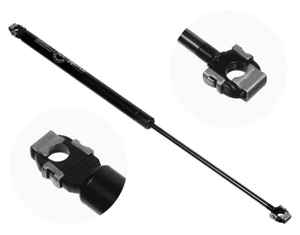 MEYLE Gasfjeder, motorhjelm 3401600102 for BMW