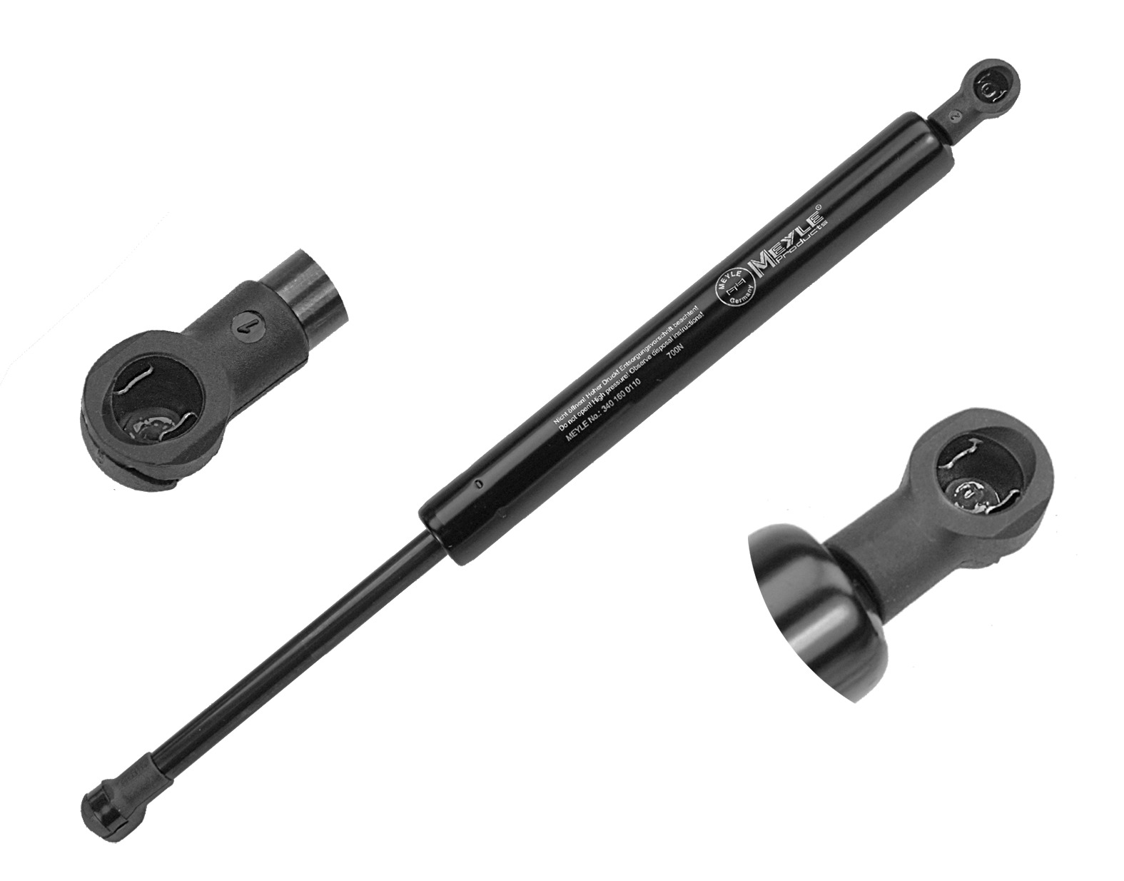 MEYLE Gasfjeder, motorhjelm 3401600110 for BMW