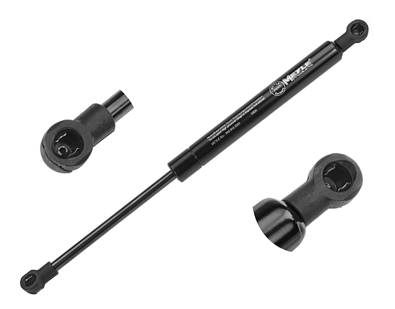 MEYLE Gasfjeder, motorhjelm 3409100001 for BMW