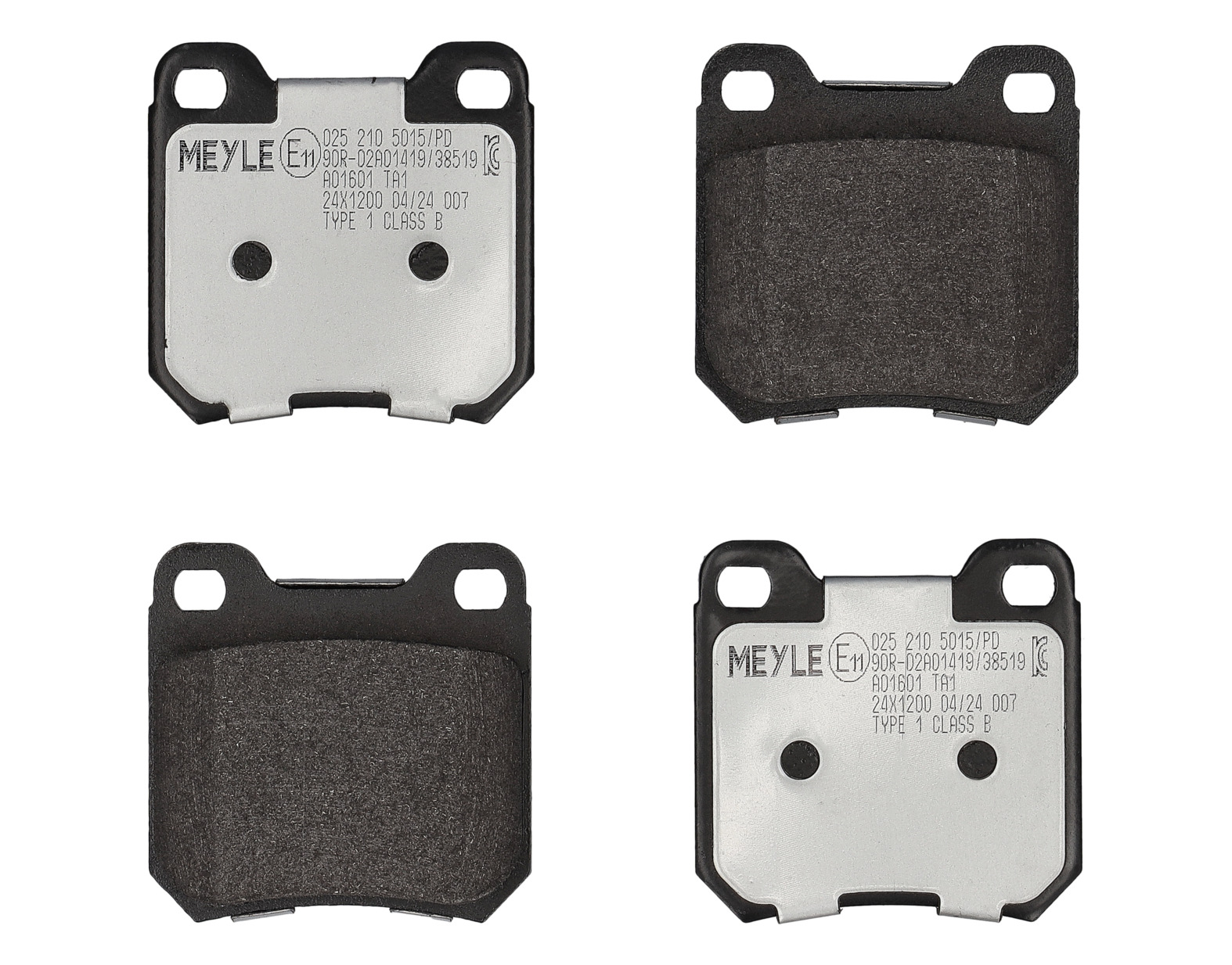 MEYLE Bremseklodser 0252105015pd bagaksel for VAUXHALL OPEL SAAB GENERAL MOTORS