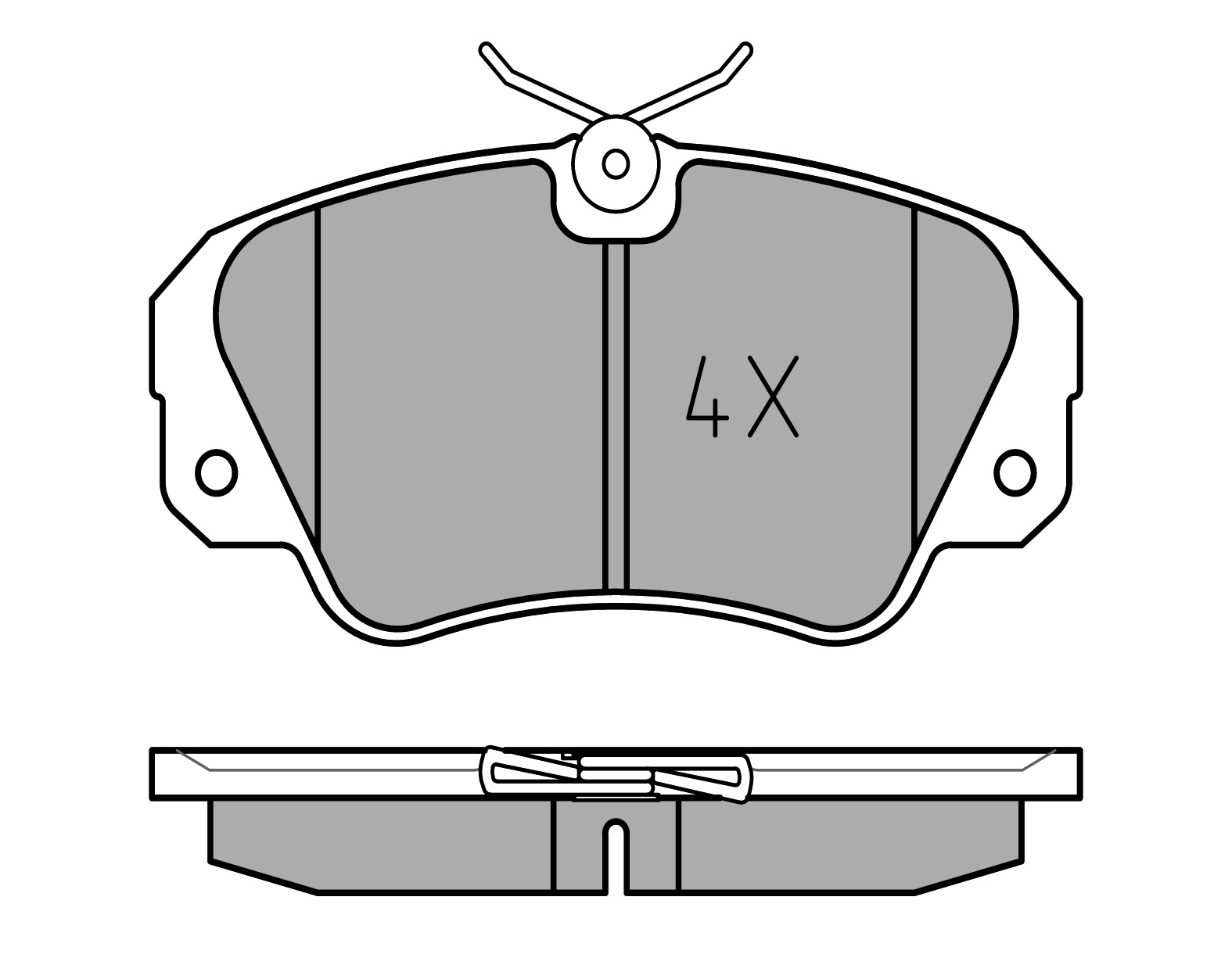 MEYLE Bremseklodser 0252136819pd foraksel for OPEL VAUXHALL GENERAL MOTORS