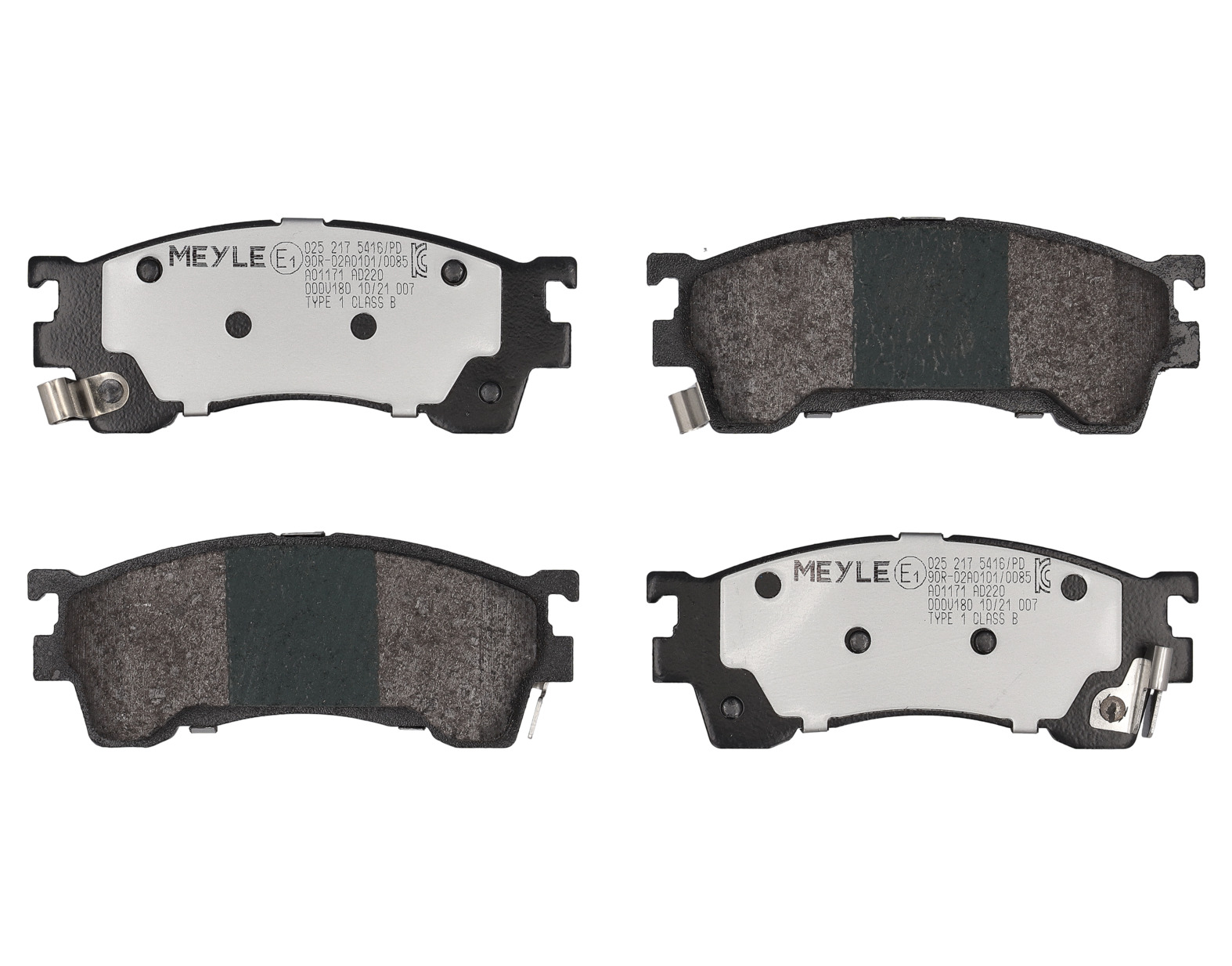MEYLE Bremseklodser 0252175416pd foraksel for FORD USA MAZDA