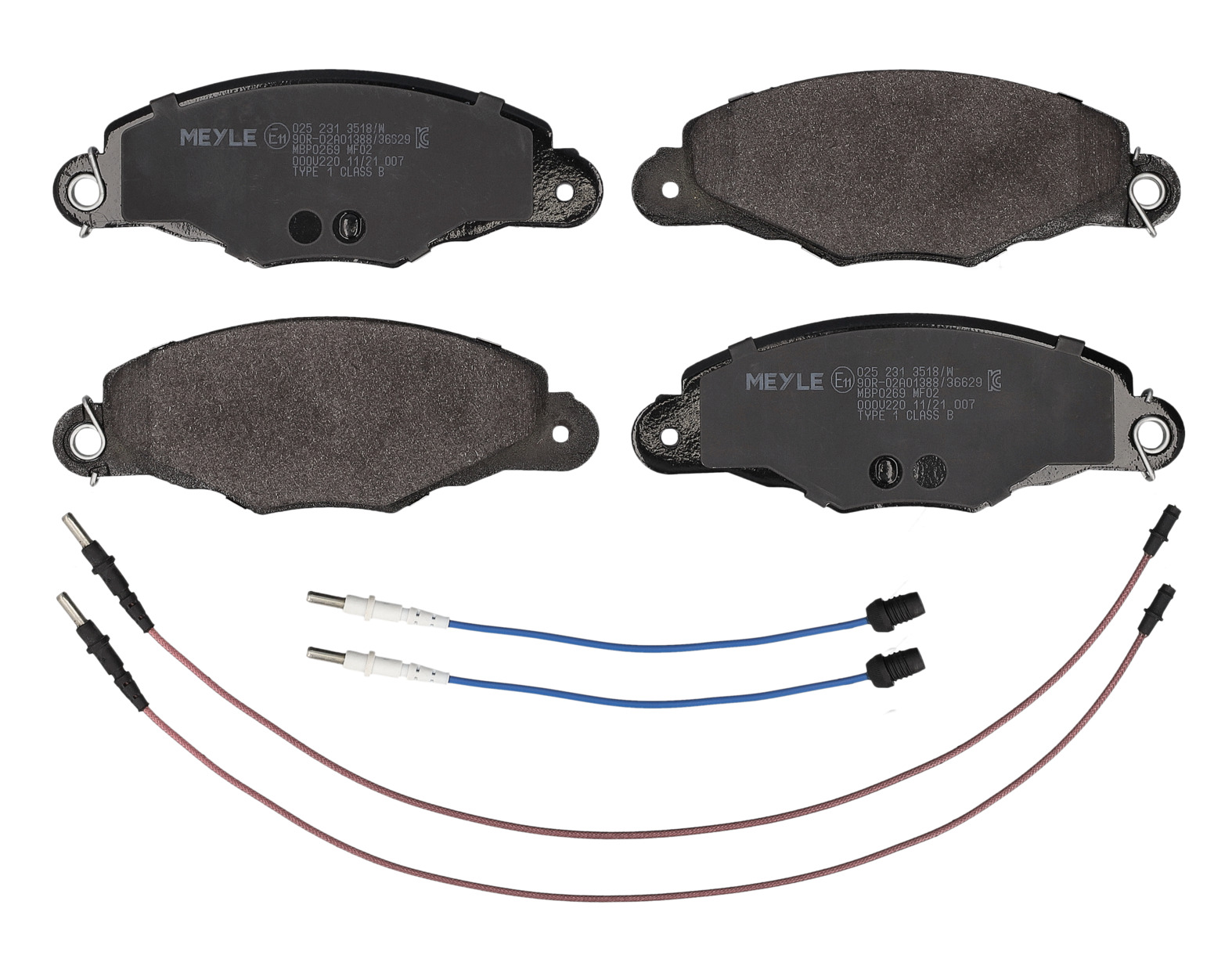MEYLE Bremseklodser 0252313518w foraksel for CITROËN
