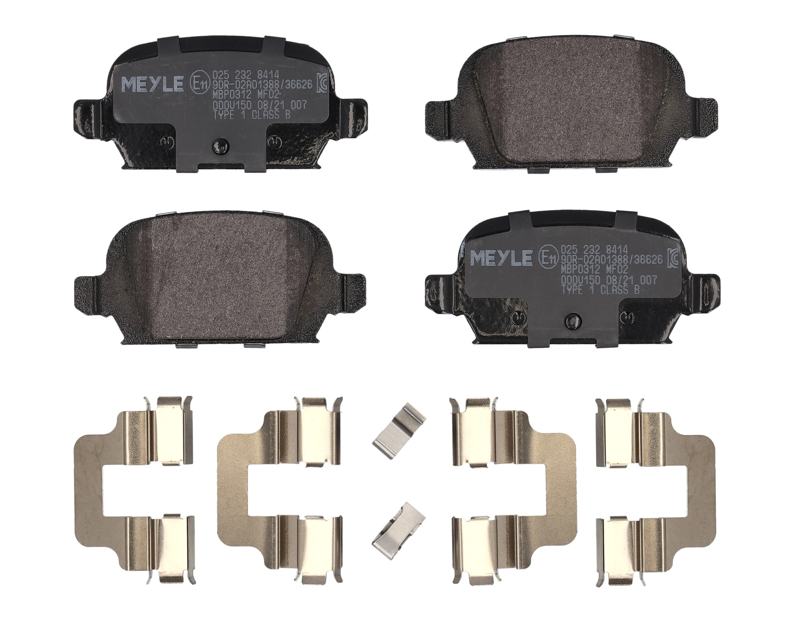 MEYLE Bremseklodser 0252328414 bagaksel for OPEL VAUXHALL GENERAL MOTORS