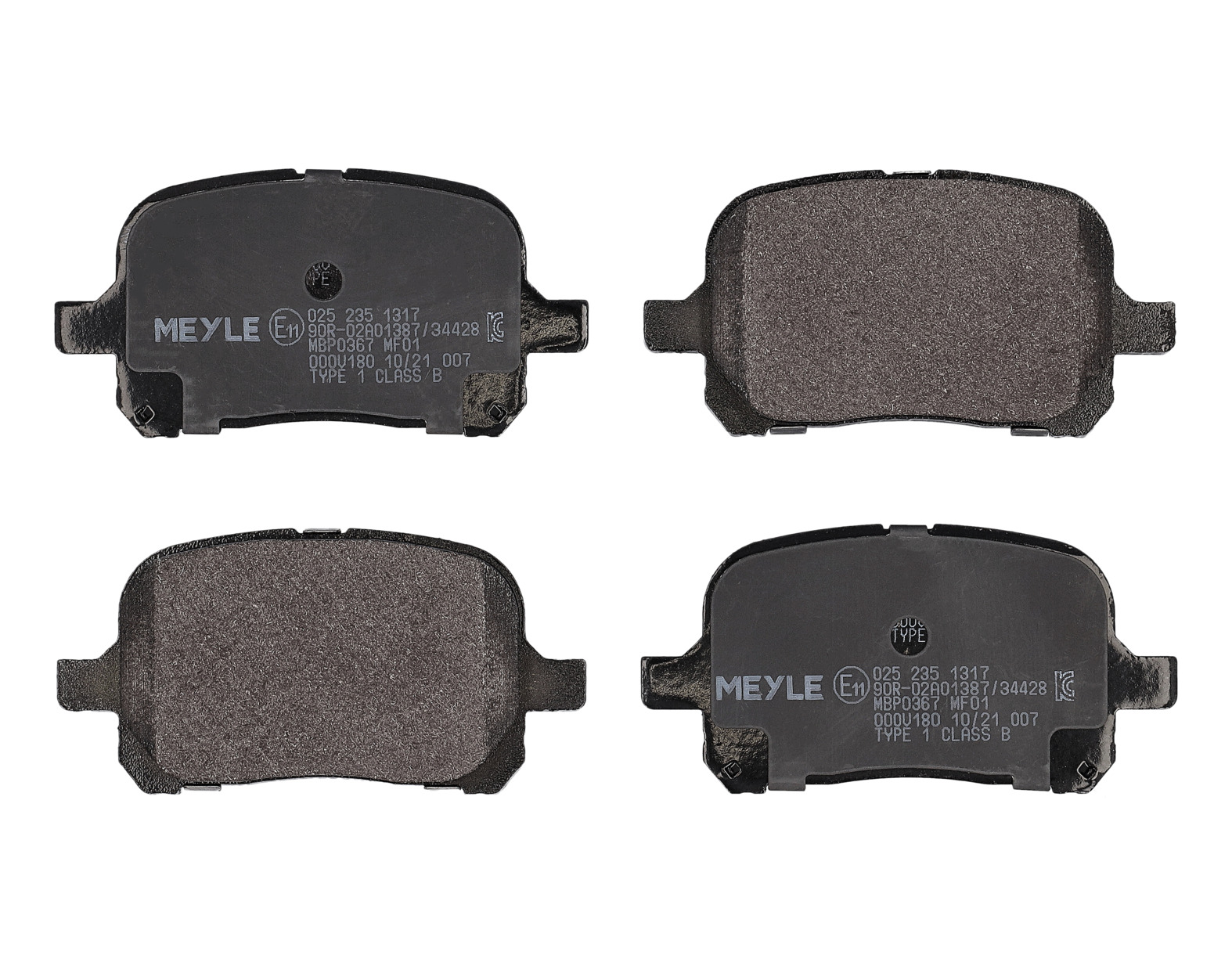 MEYLE Bremseklodser 0252351317 foraksel for LEXUS TOYOTA