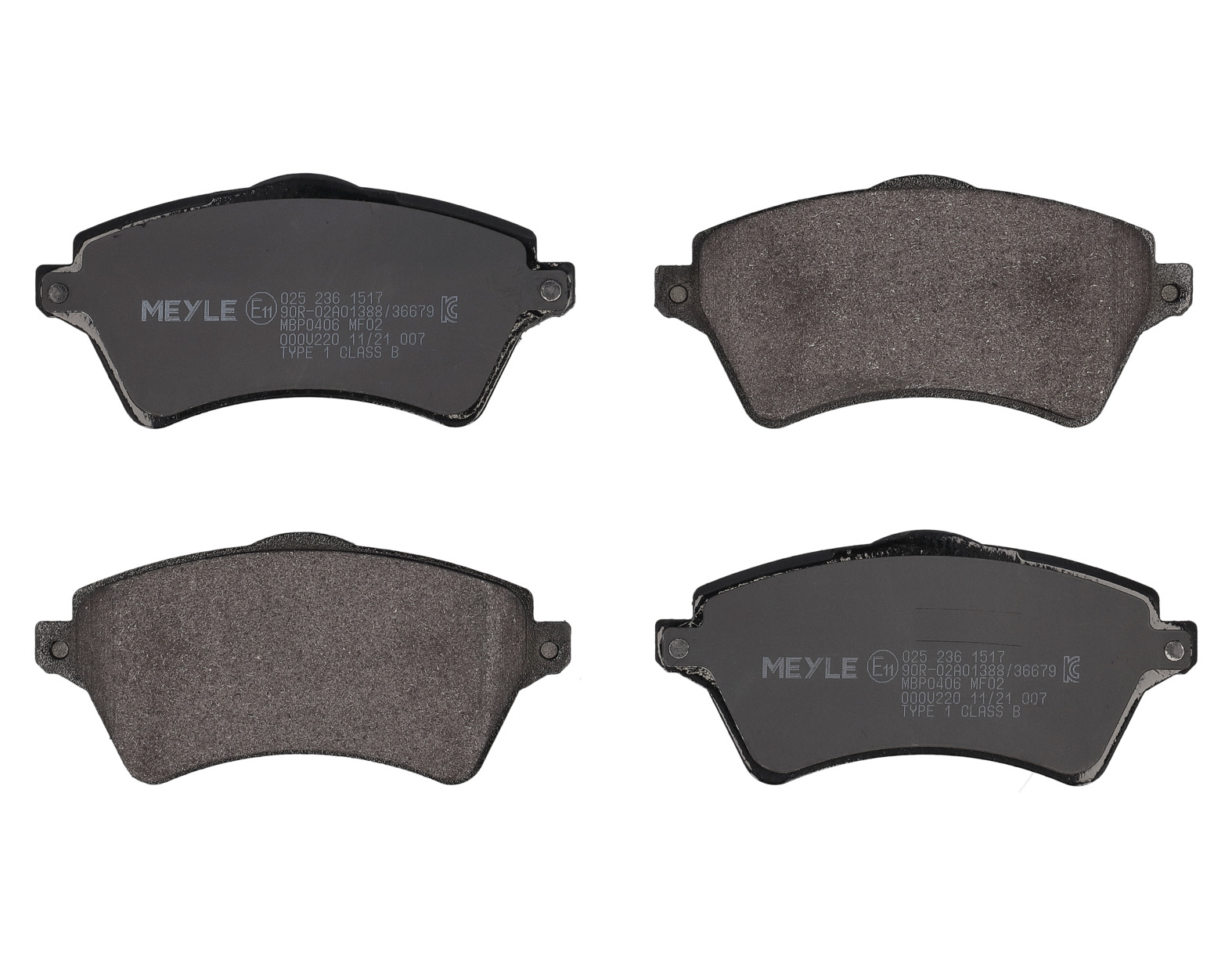 MEYLE Bremseklodser 0252361517 foraksel for LAND ROVER