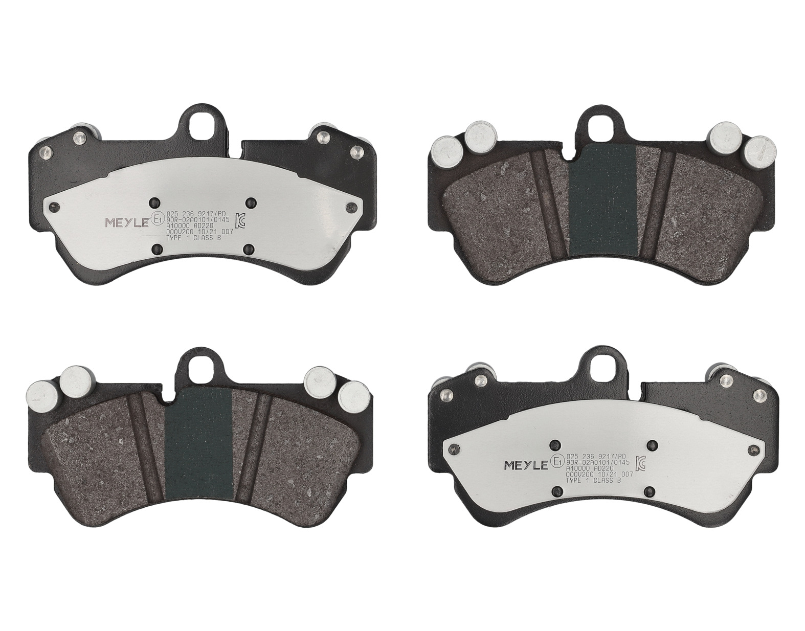 MEYLE Bremseklodser 0252369217pd foraksel for PORSCHE VW
