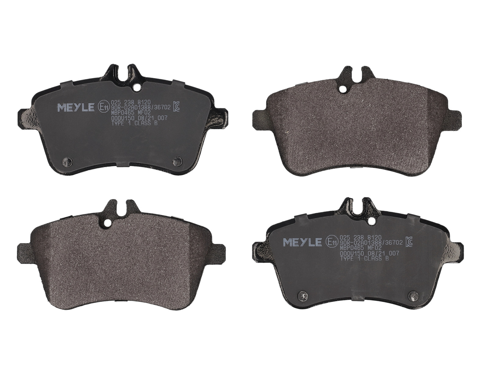 MEYLE Bremseklodser 0252388120 foraksel for MERCEDES-BENZ