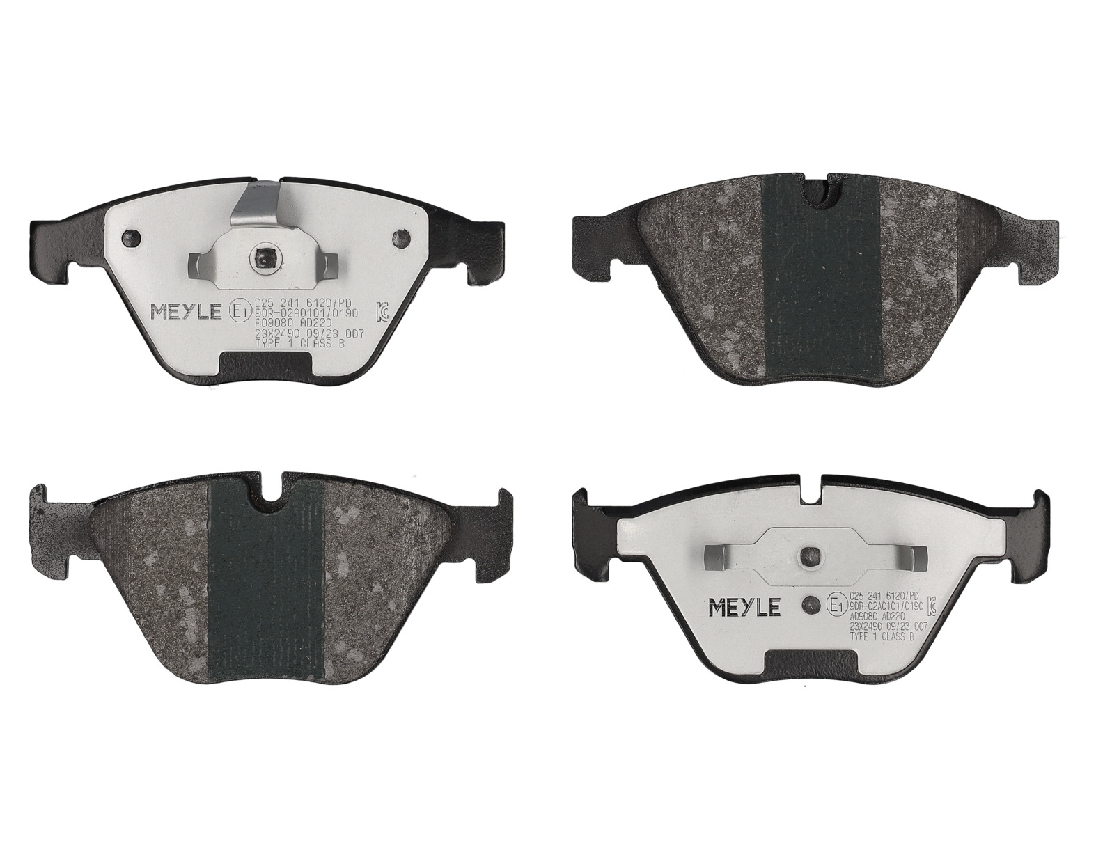 MEYLE Bremseklodser 0252416120pd foraksel for BMW