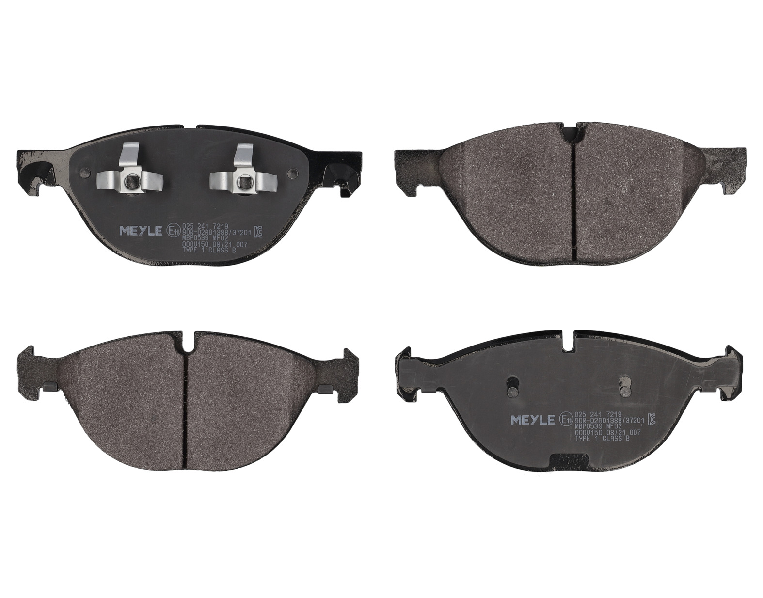 MEYLE Bremseklodser 0252417219 foraksel for BMW