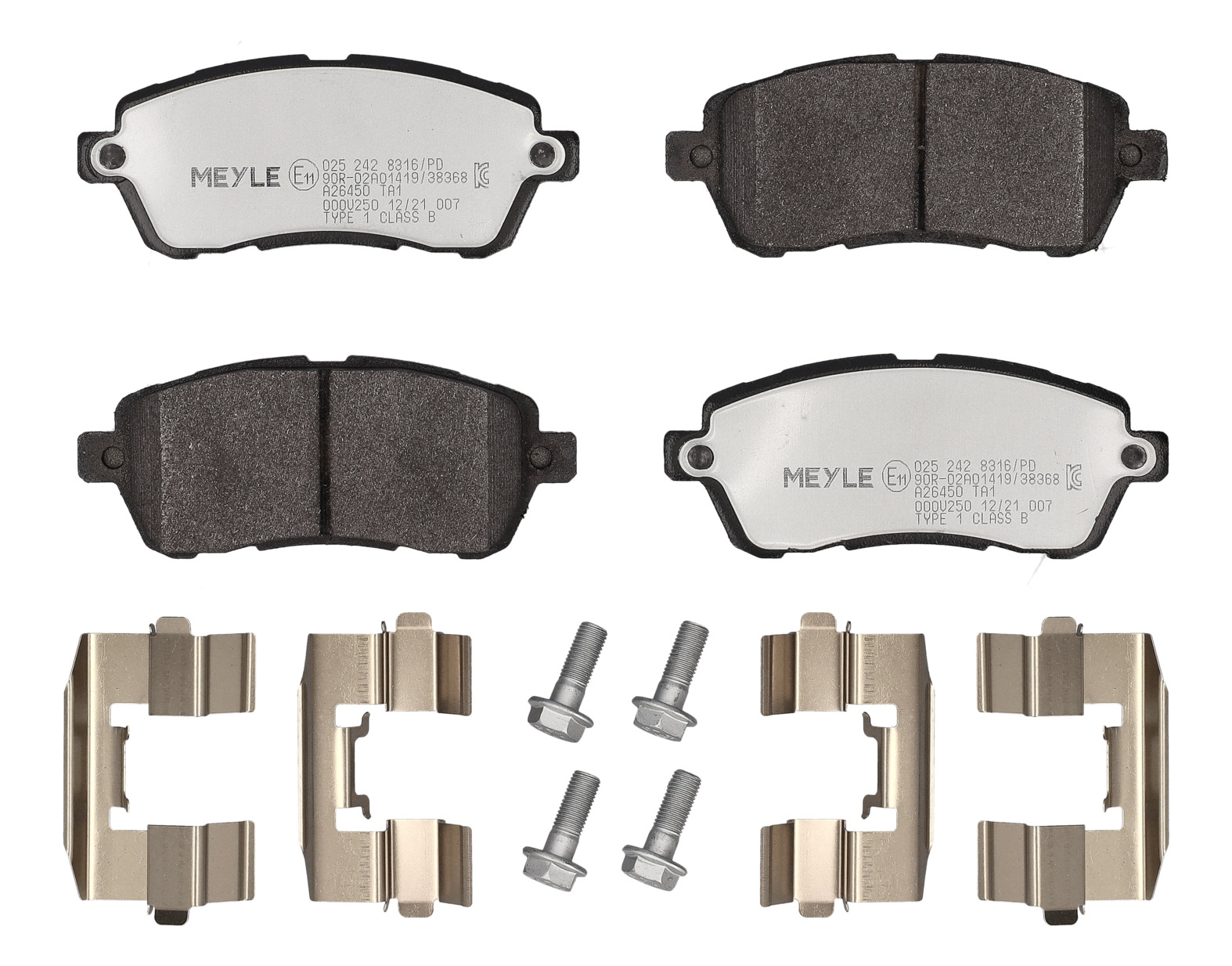 MEYLE Bremseklodser 0252428316pd foraksel for FORD DAIHATSU SUBARU MAZDA SUZUKI
