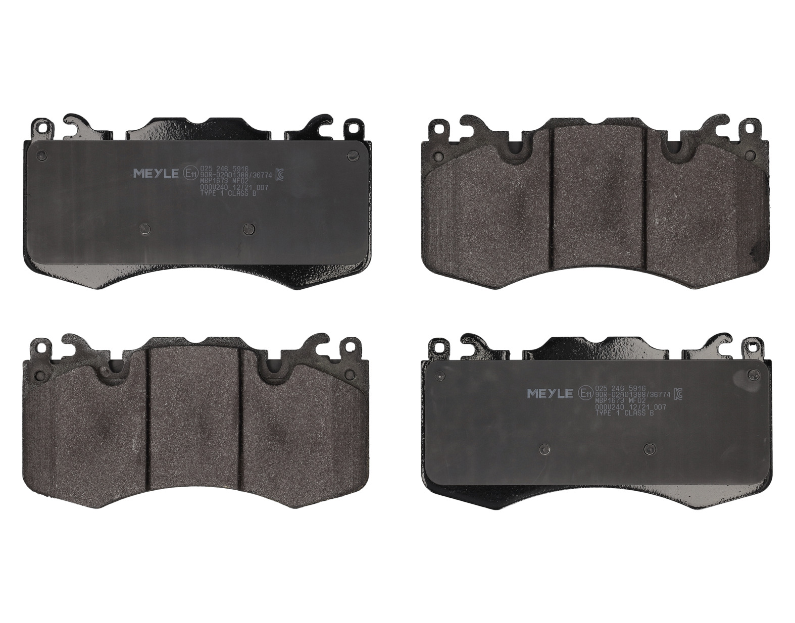 MEYLE Bremseklodser 0252465916 foraksel for LAND ROVER