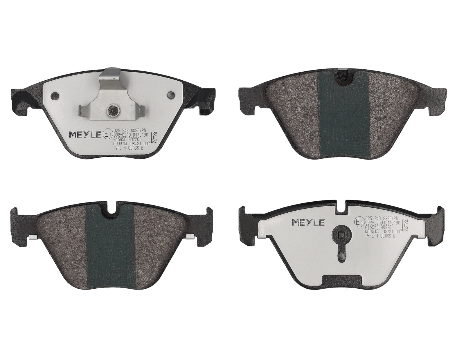 MEYLE Bremseklodser 0252468820pd foraksel for BMW