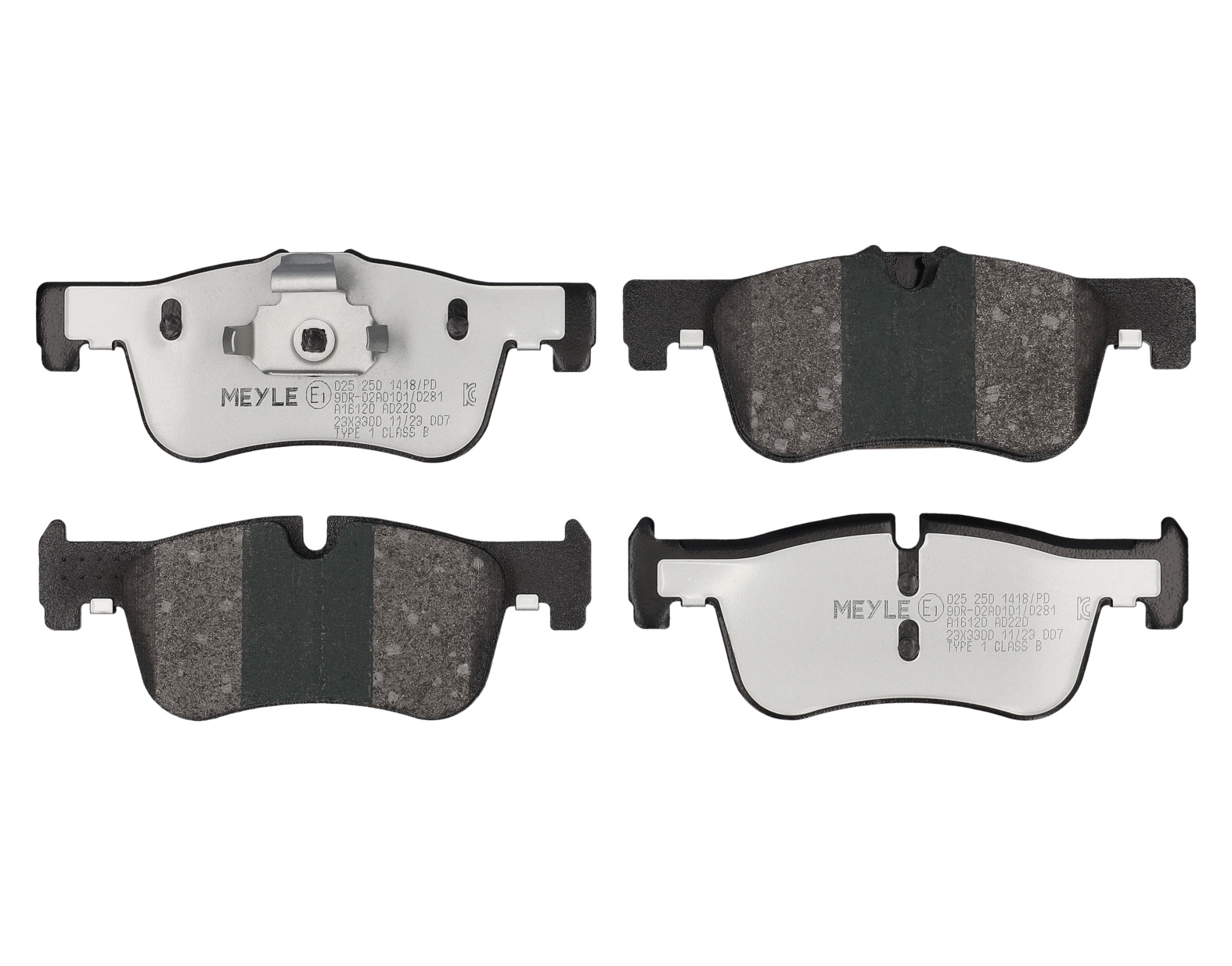 MEYLE Bremseklodser 0252501418pd foraksel for BMW