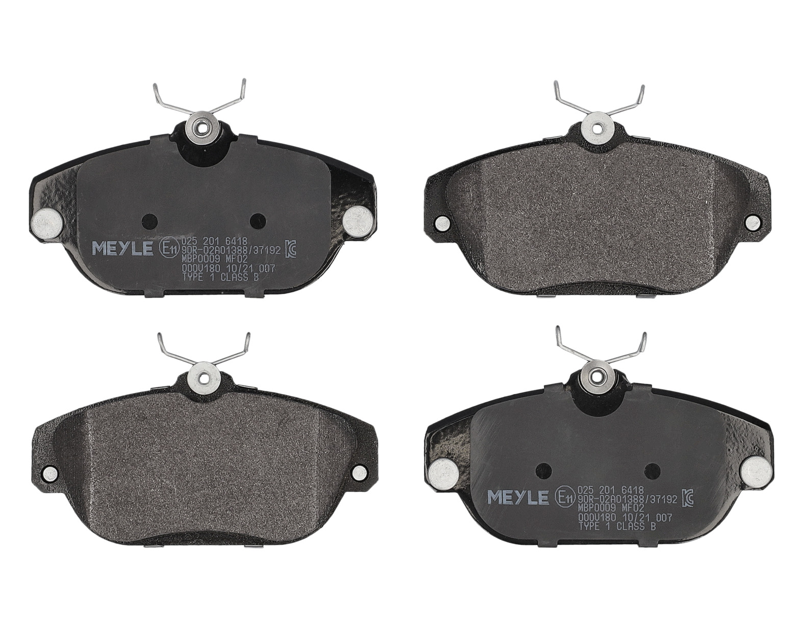 MEYLE Bremseklodser 0252016418 foraksel for VOLVO