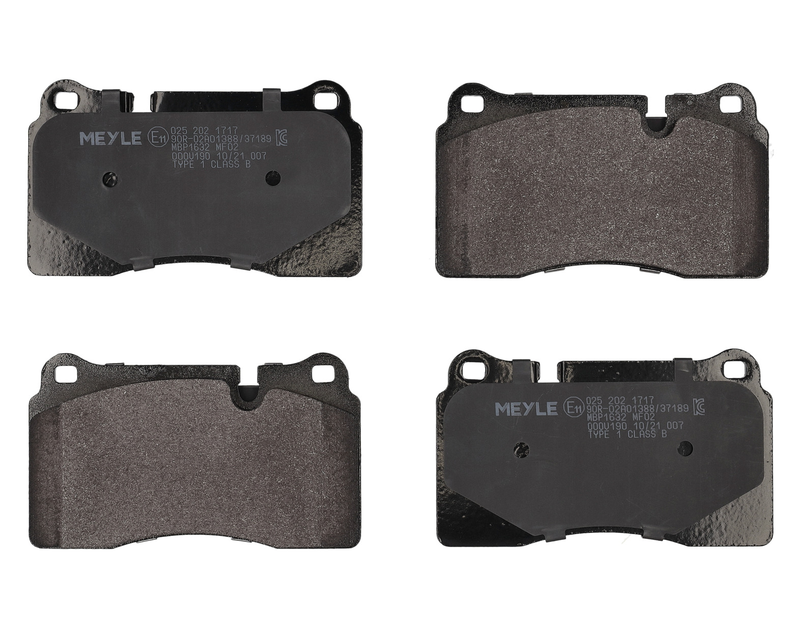 MEYLE Bremseklodser 0252021717 foraksel for LAND ROVER