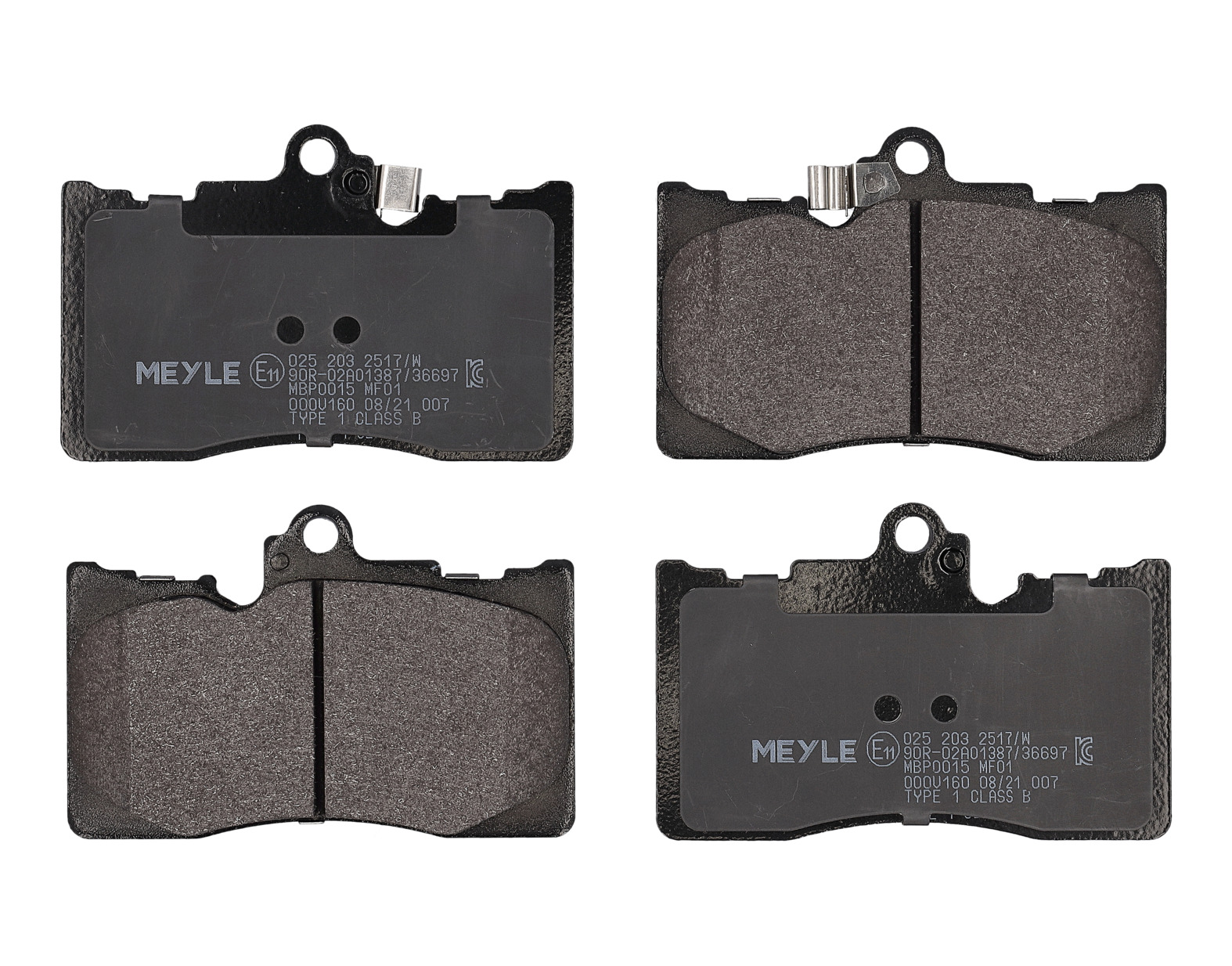 MEYLE Bremseklodser 0252032517w foraksel for TOYOTA LEXUS