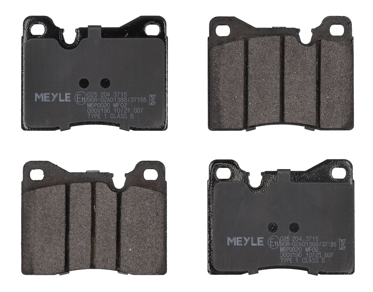 MEYLE Bremseklodser 0252043715 foraksel for BMW ALFA ROMEO AUDI