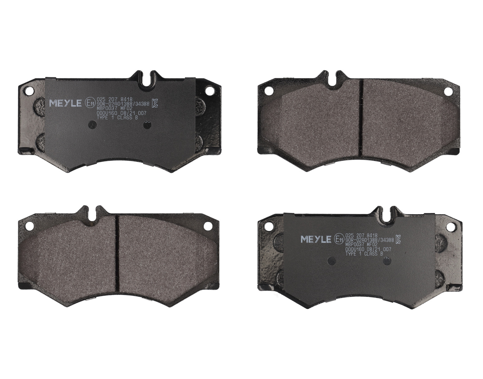 MEYLE Bremseklodser 0252078418 foraksel for VW MERCEDES-BENZ