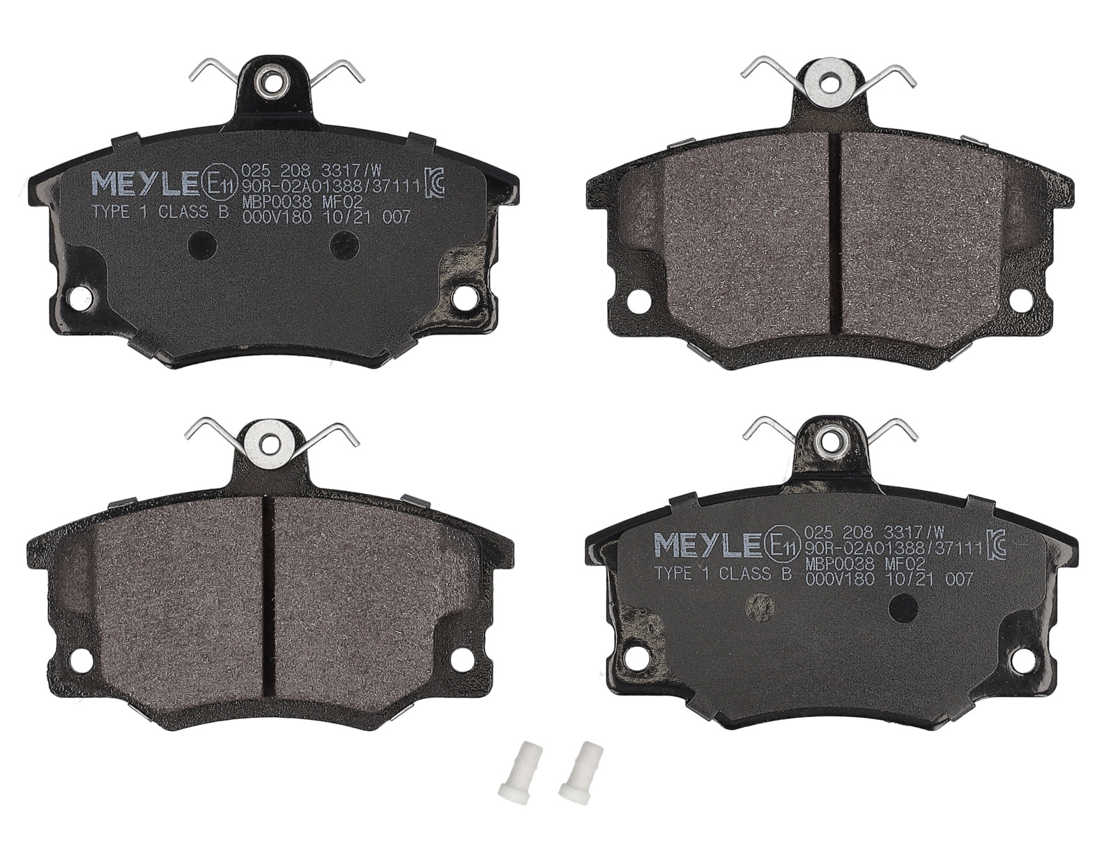 MEYLE Bremseklodser 0252083317w foraksel for FIAT LANCIA ALFA ROMEO