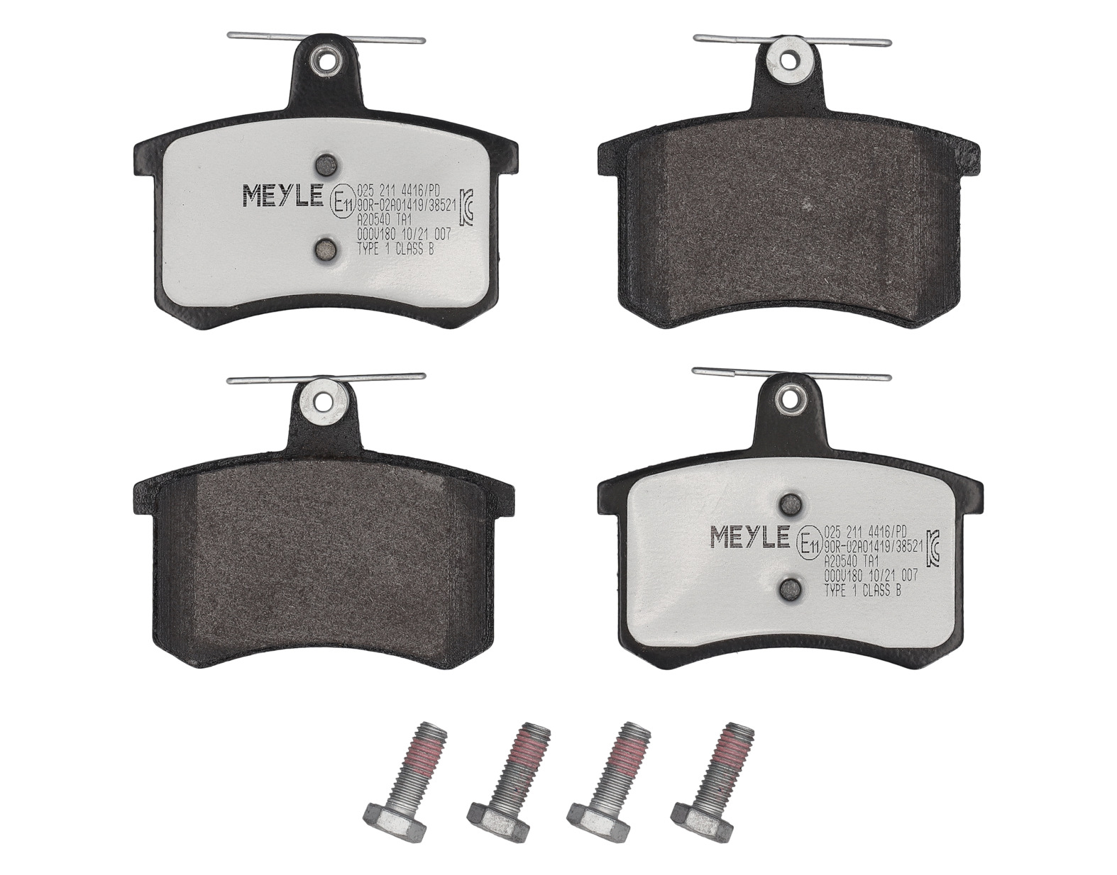 MEYLE Bremseklodser 0252114416pd bagaksel for LANCIA FIAT ALFA ROMEO AUDI
