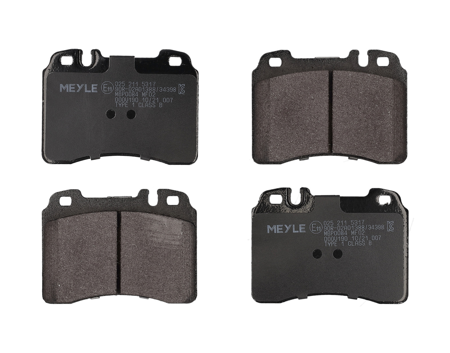 MEYLE Bremseklodser 0252115317 foraksel for MERCEDES-BENZ