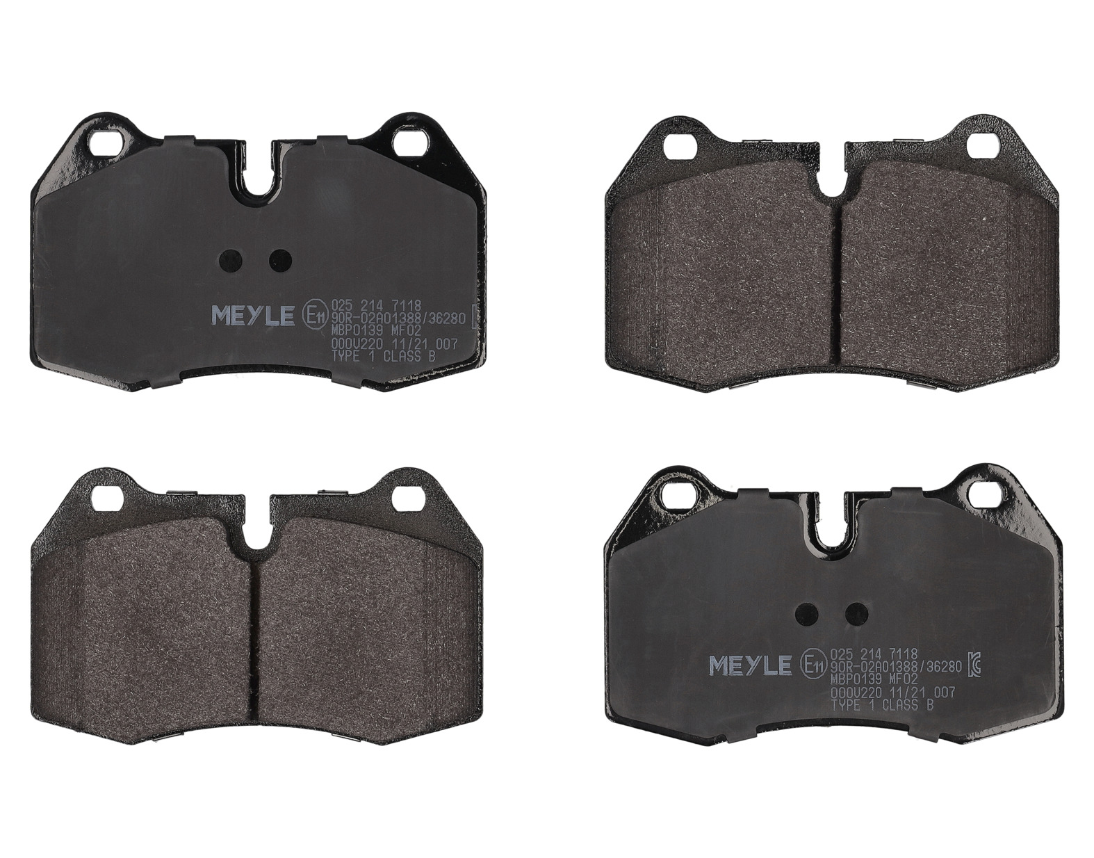 MEYLE Bremseklodser 0252147118 foraksel for BMW