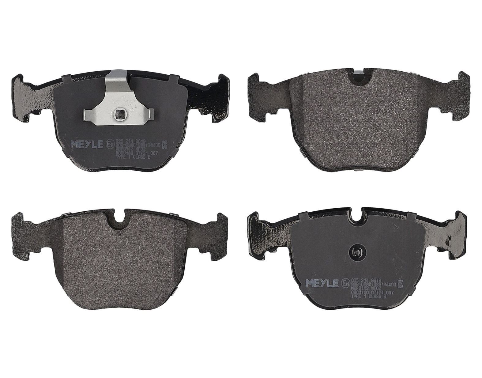 MEYLE Bremseklodser 0252148619 foraksel for BMW