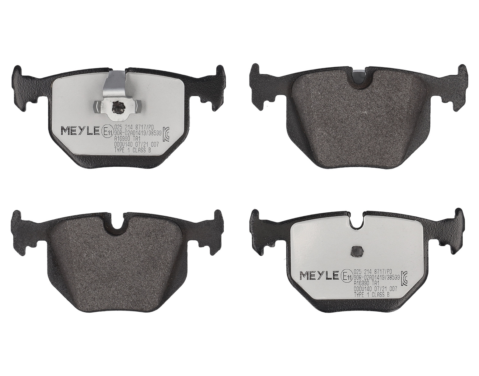 MEYLE Bremseklodser 0252148717pd bagaksel for BMW LAND ROVER