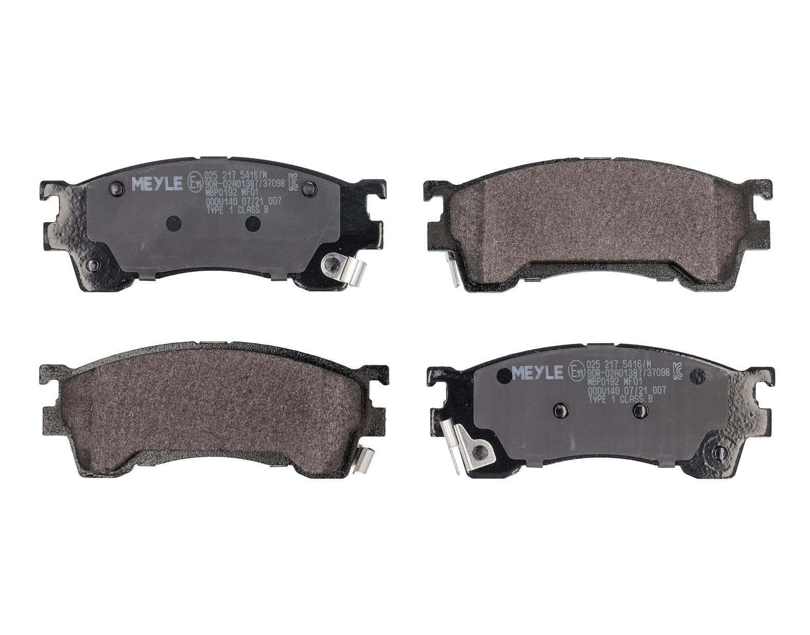 MEYLE Bremseklodser 0252175416w foraksel for FORD USA MAZDA