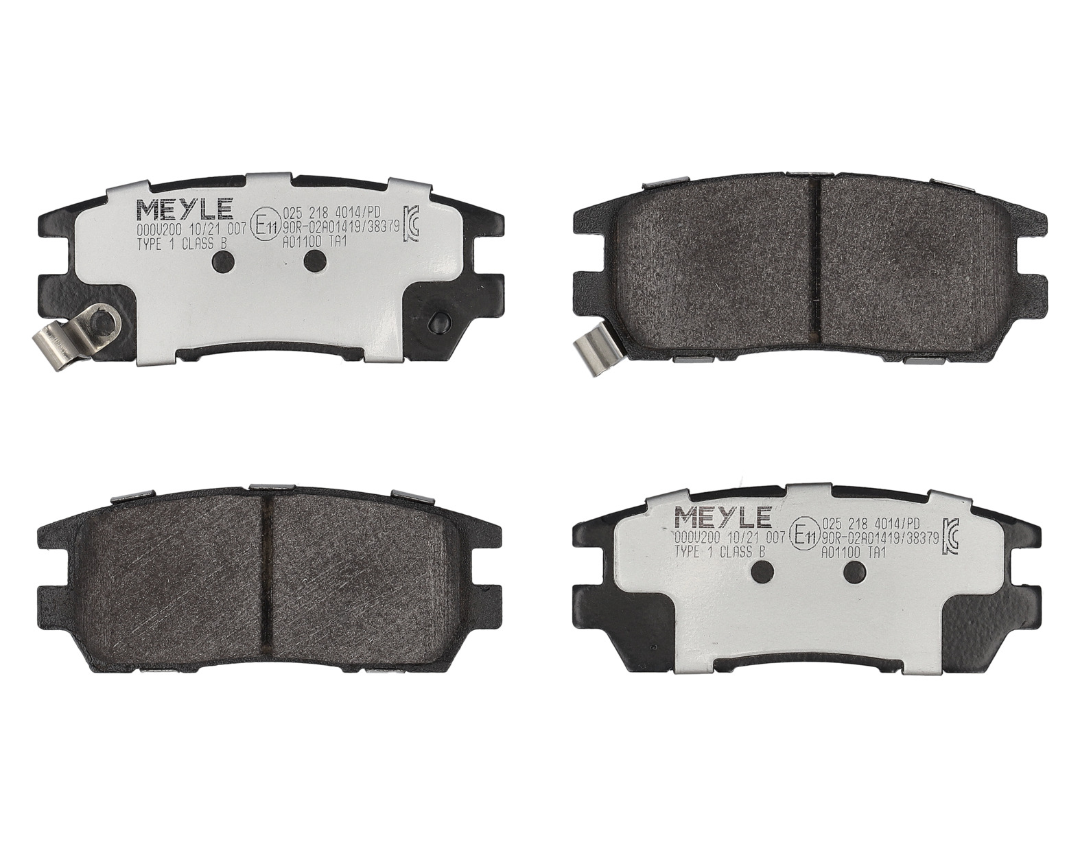 MEYLE Bremseklodser 0252184014pd bagaksel for MITSUBISHI
