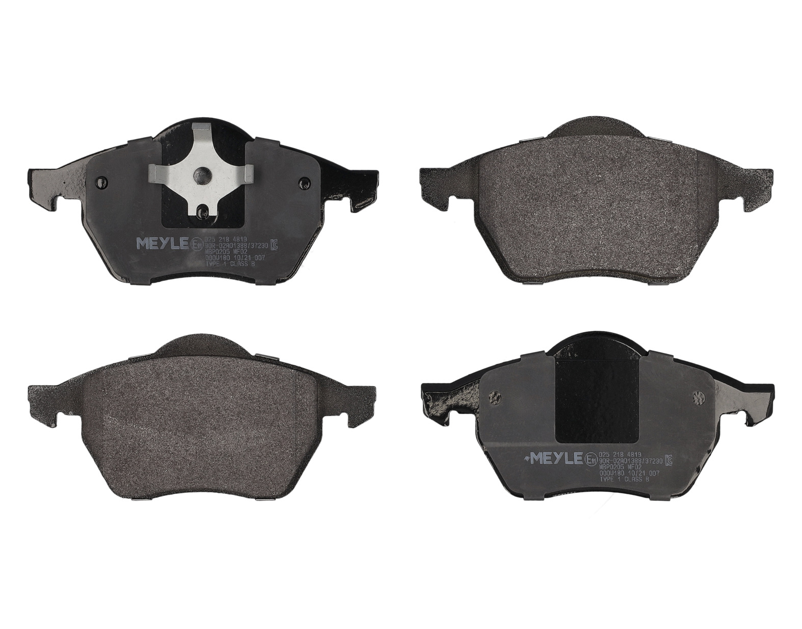 MEYLE Bremseklodser 0252184819 foraksel for FORD VW