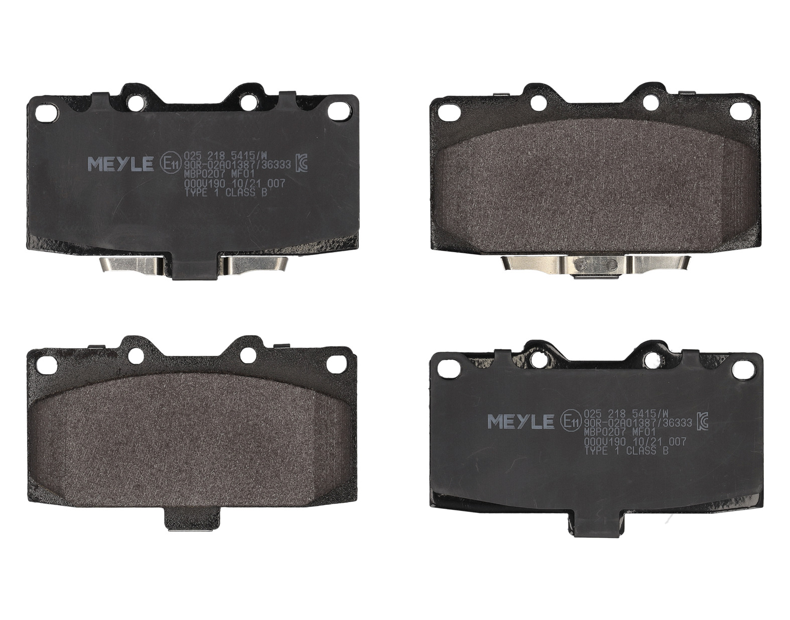 MEYLE Bremseklodser 0252185415w foraksel for SUBARU