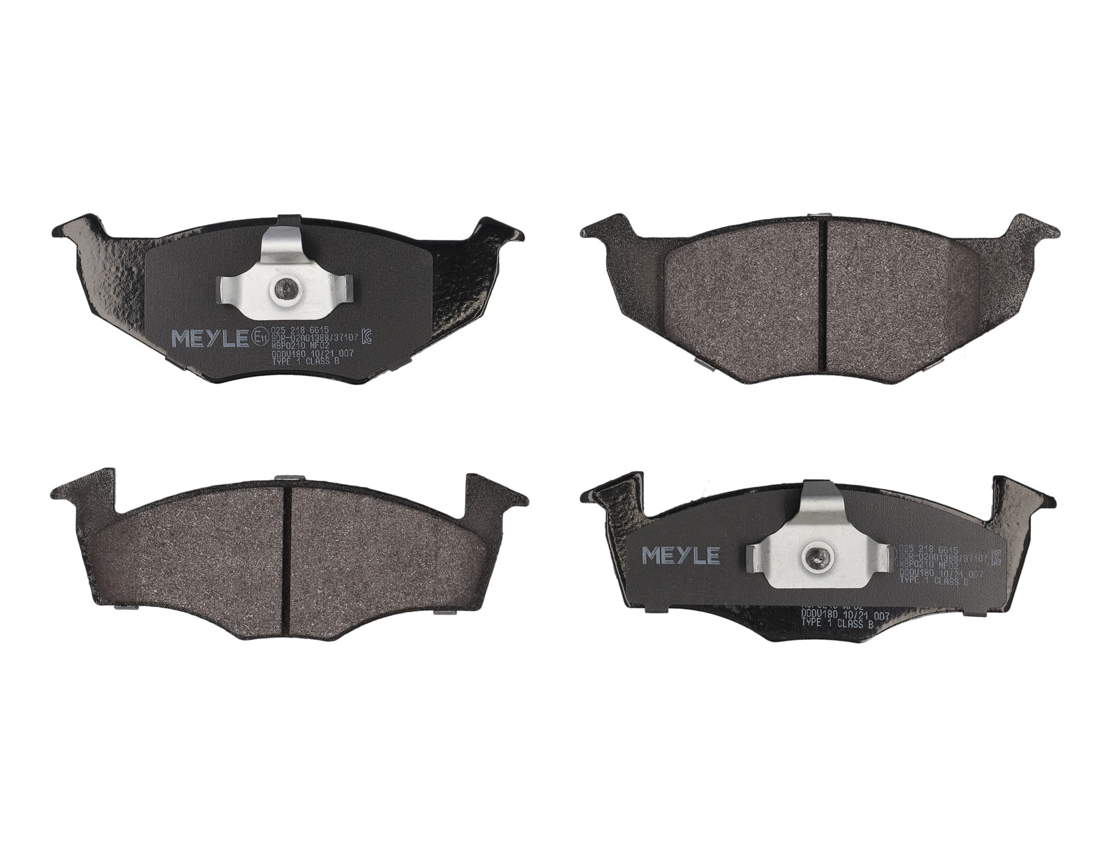 MEYLE Bremseklodser 0252186615 foraksel for VW