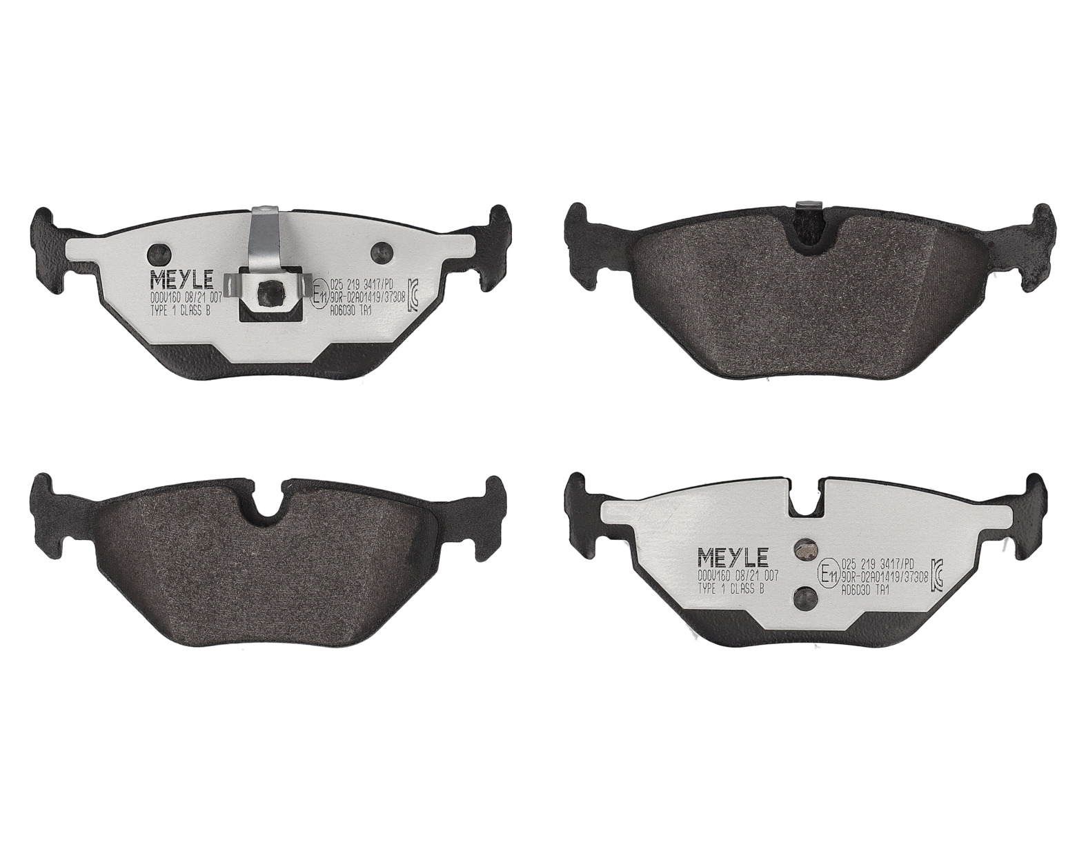 MEYLE Bremseklodser 0252193417pd bagaksel for BMW SAAB MG ROVER