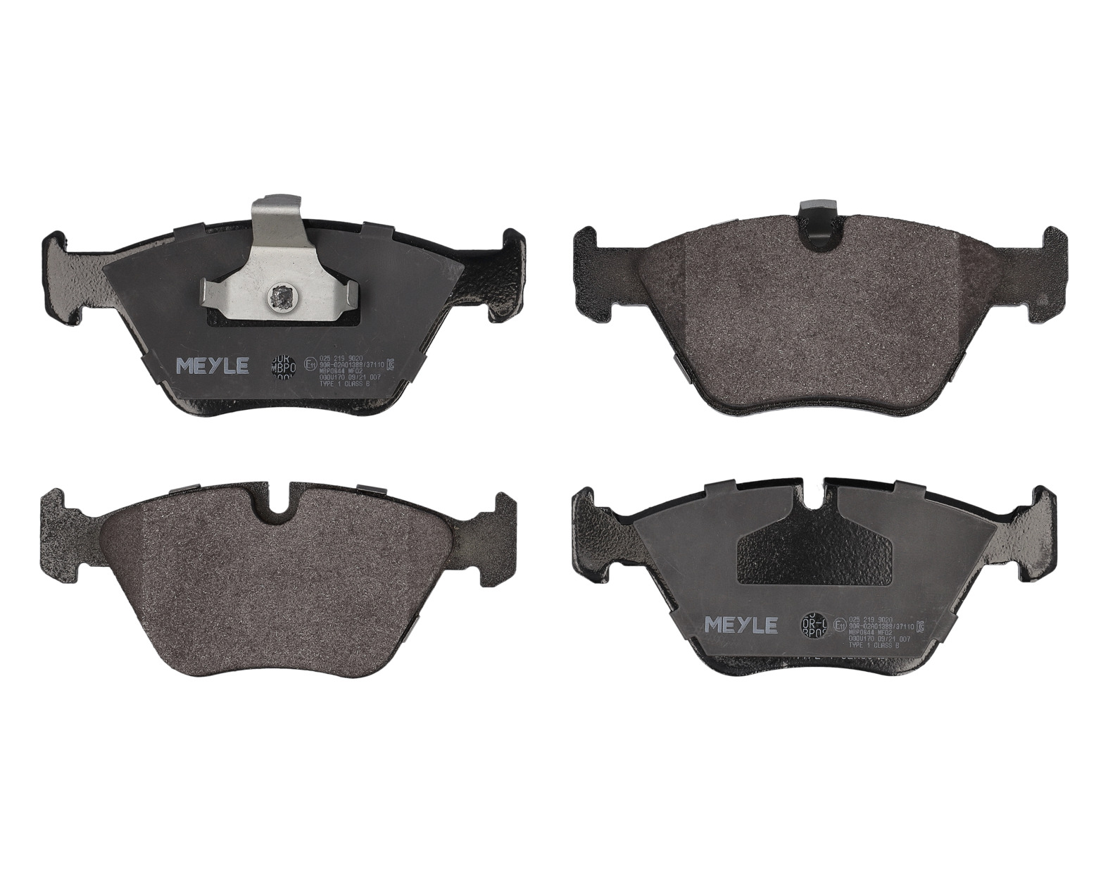 MEYLE Bremseklodser 0252199020 foraksel for BMW