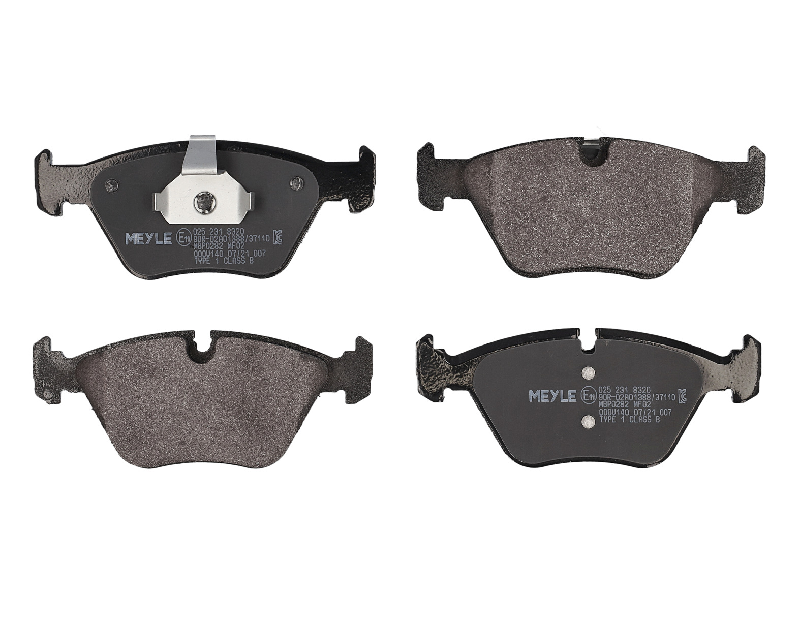 MEYLE Bremseklodser 0252318320 foraksel for BMW