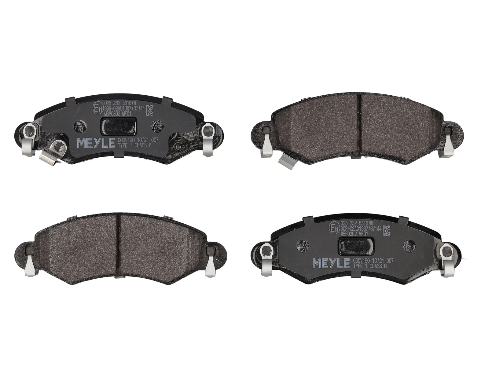 MEYLE Bremseklodser 0252325316w foraksel for OPEL VAUXHALL SUBARU GENERAL MOTORS SUZUKI
