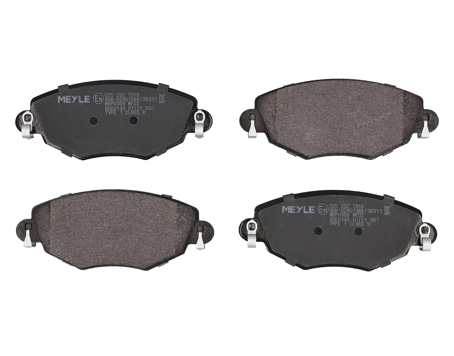 MEYLE Bremseklodser 0252327918 foraksel for FORD JAGUAR