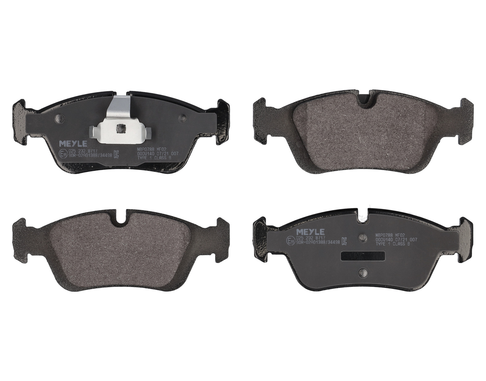 MEYLE Bremseklodser 0252328717 foraksel for BMW