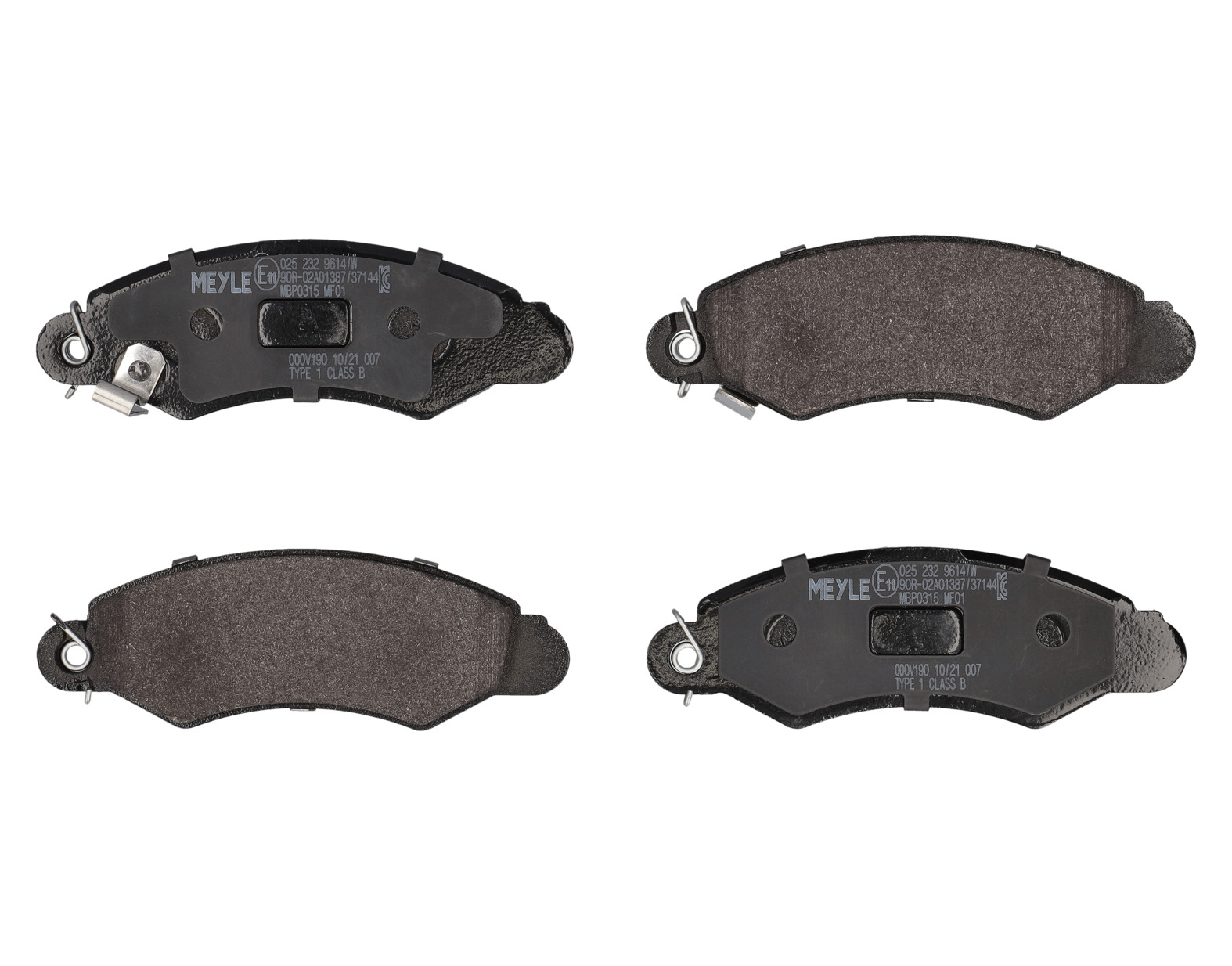 MEYLE Bremseklodser 0252329614w foraksel for SUZUKI