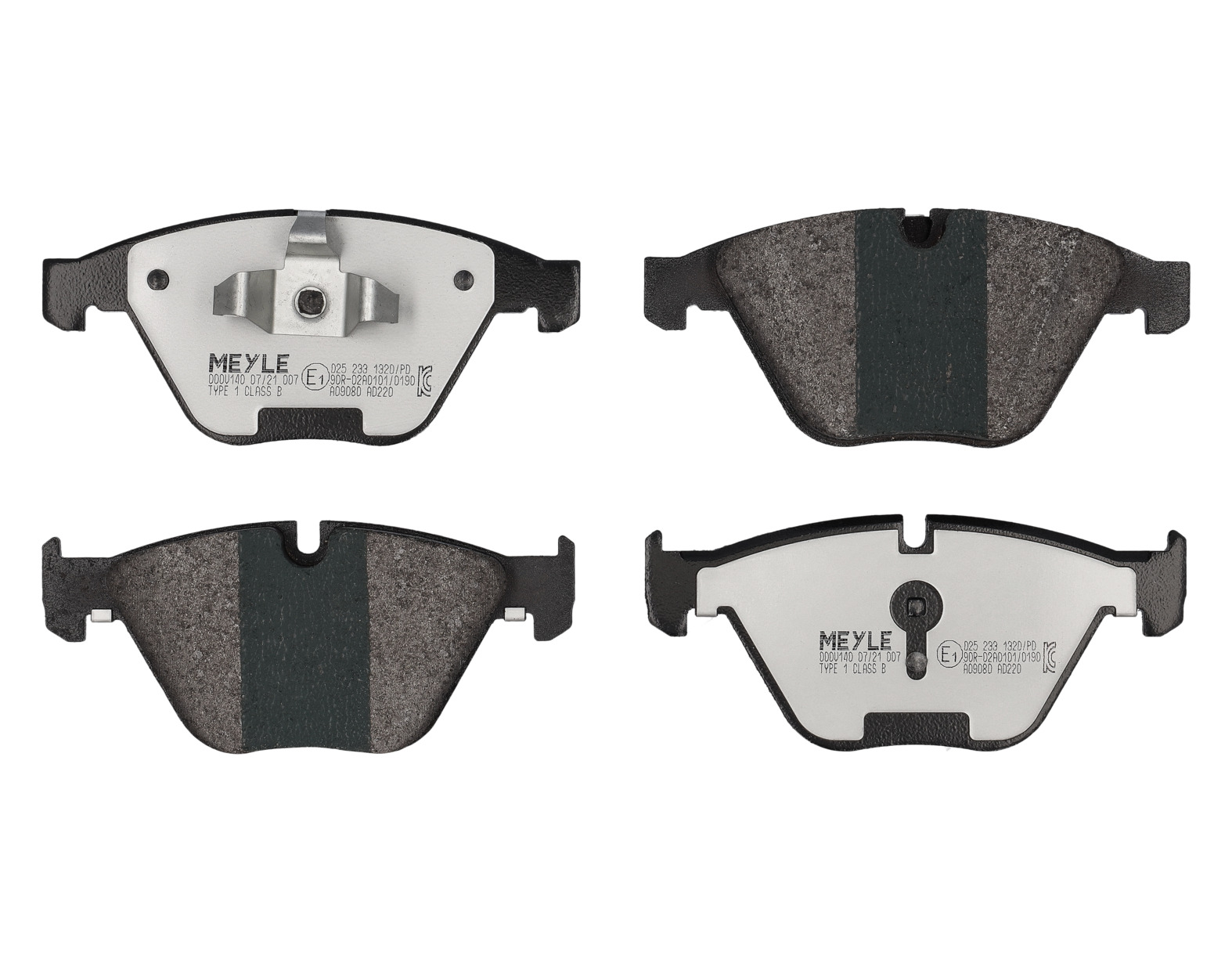 MEYLE Bremseklodser 0252331320pd foraksel for BMW