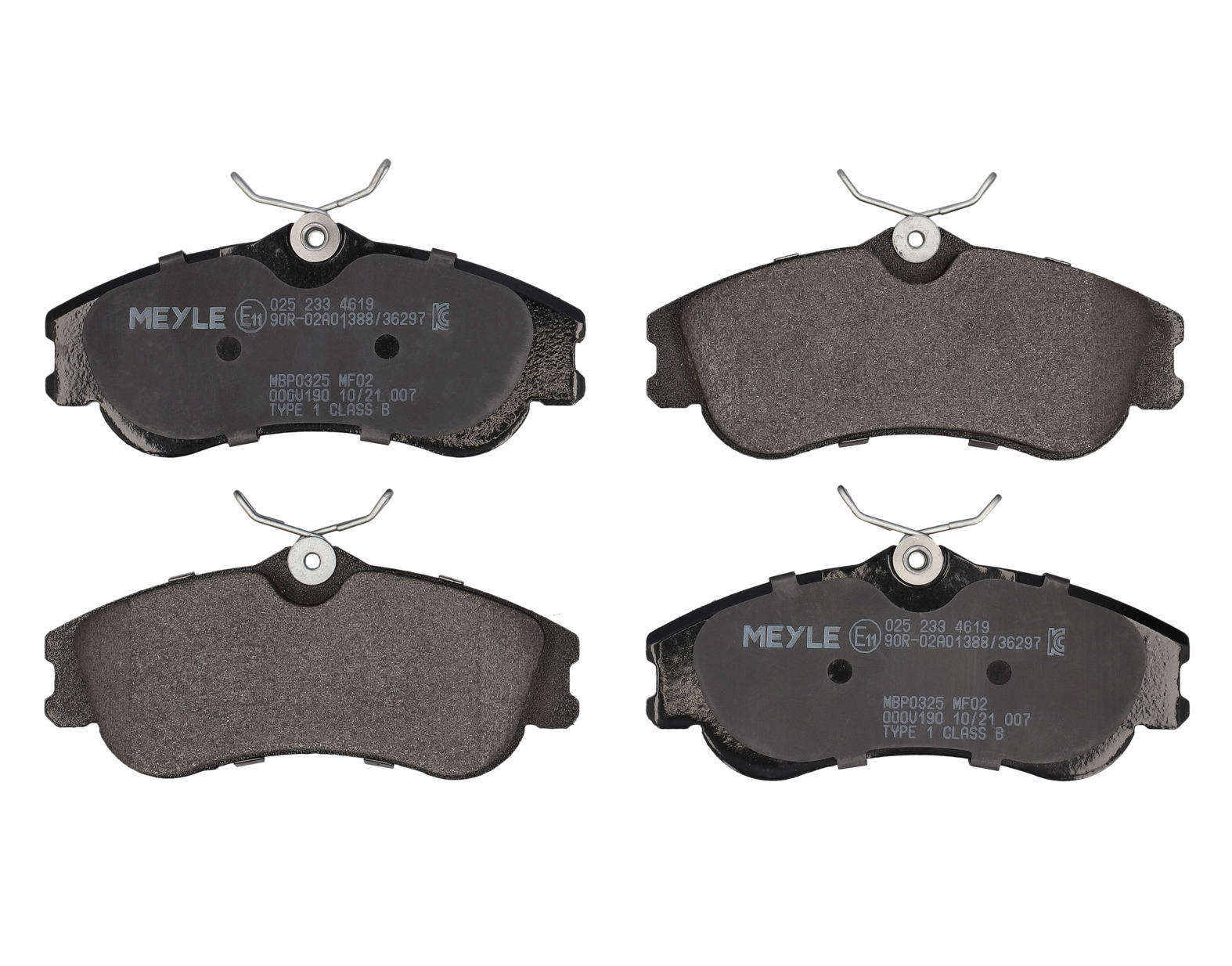 MEYLE Bremseklodser 0252334619 foraksel for CITROËN PEUGEOT
