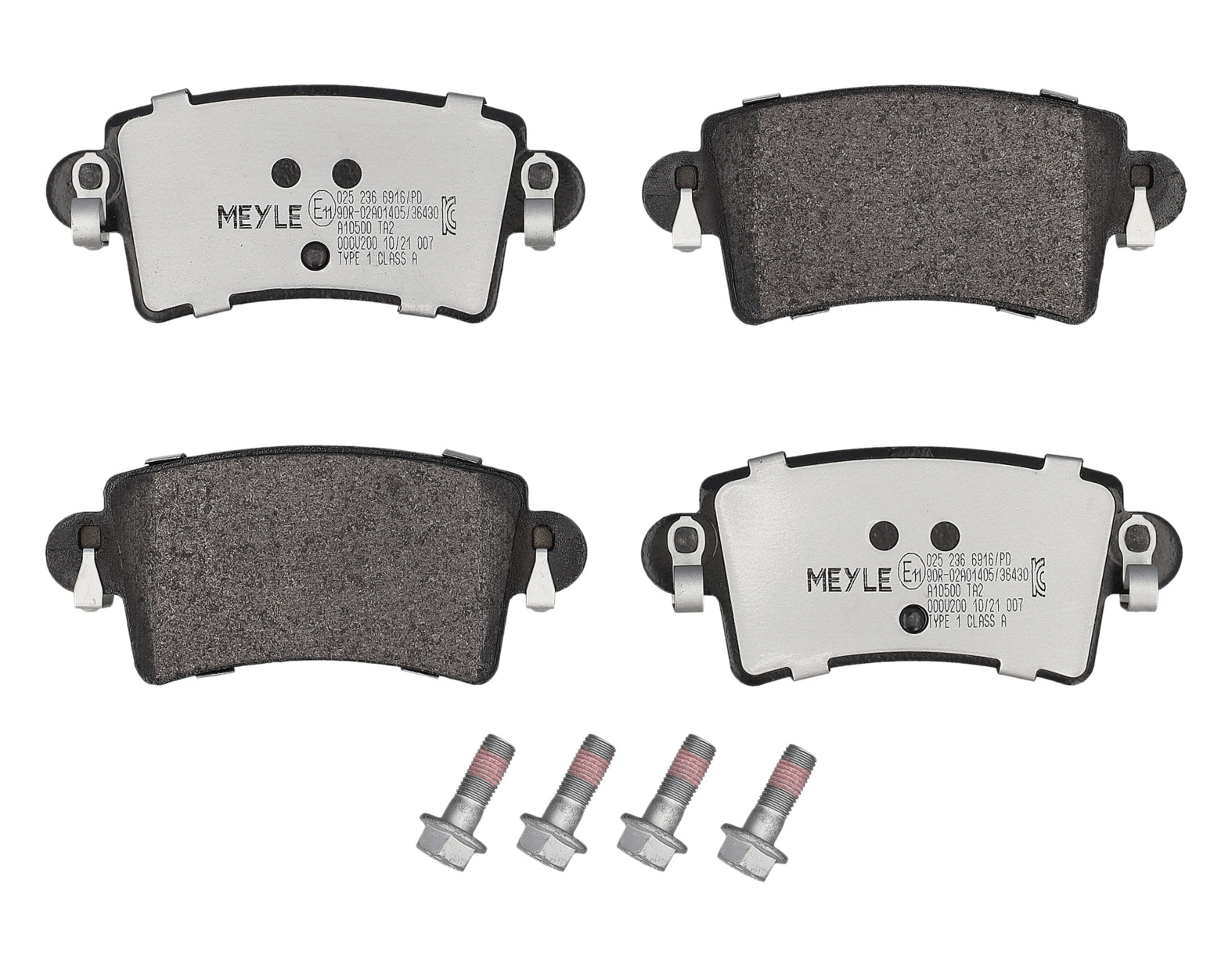 MEYLE Bremseklodser 0252366916pd bagaksel for VAUXHALL GENERAL MOTORS NISSAN RENAULT