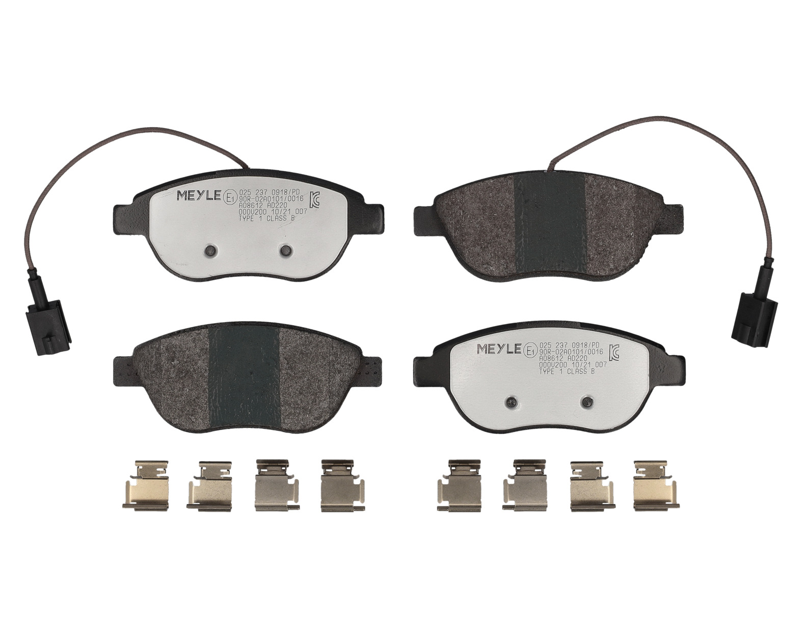 MEYLE Bremseklodser 0252370918pd foraksel for VAUXHALL ABARTH LANCIA FIAT GENERAL MOTORS